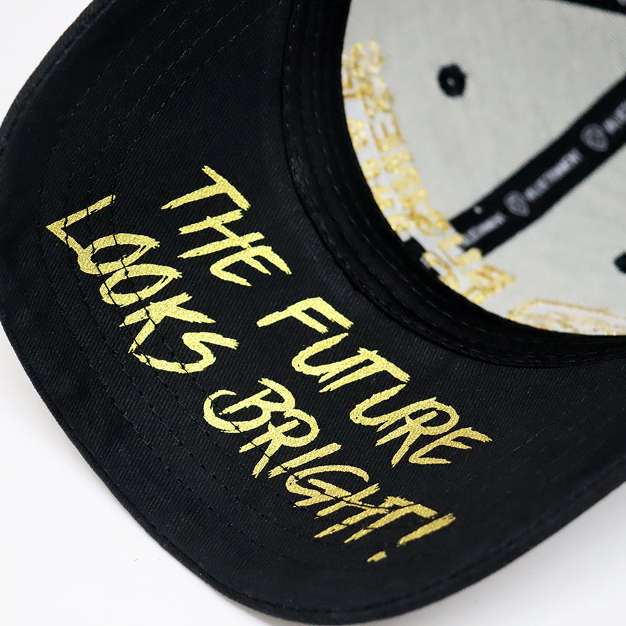 Business is War Gold and Black Snapback Hat - Stylish Adjustable Cap for Men & Women - Perfect for Streetwear, Hip Hop Fashion, and Casual Outfits