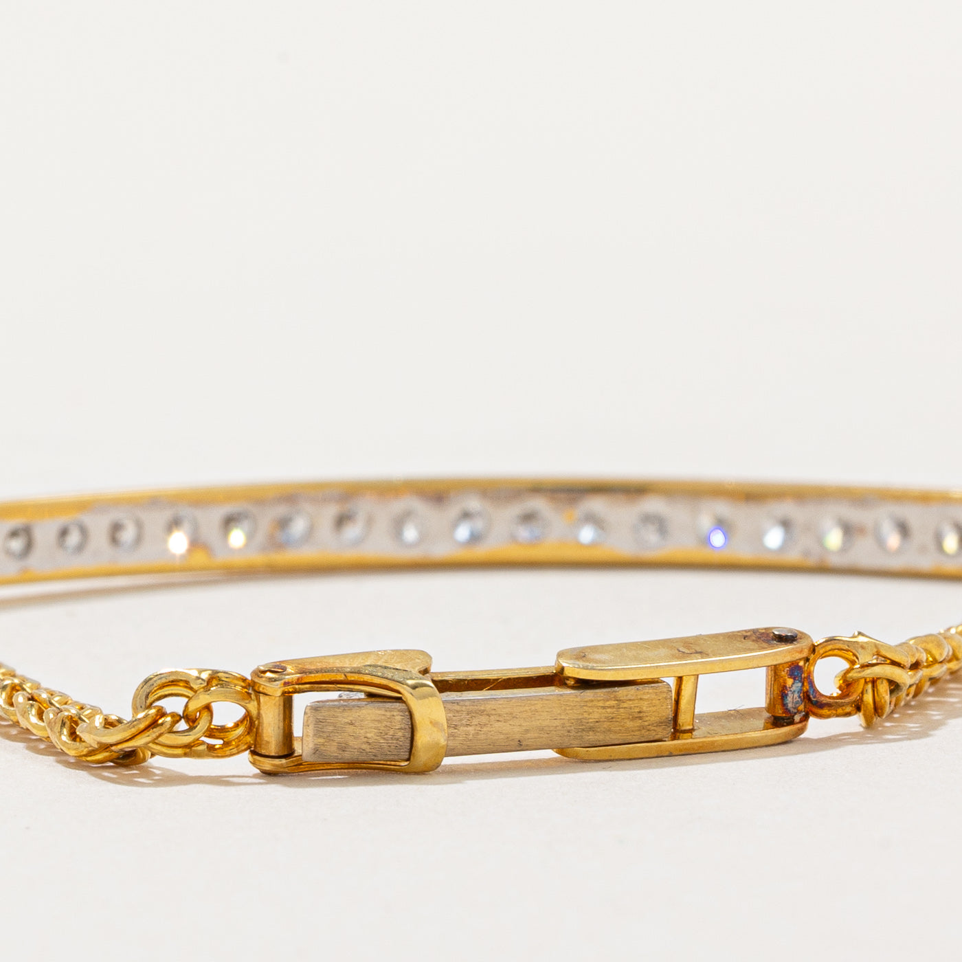 0.80ctw Diamond Row Bracelet - 6.25