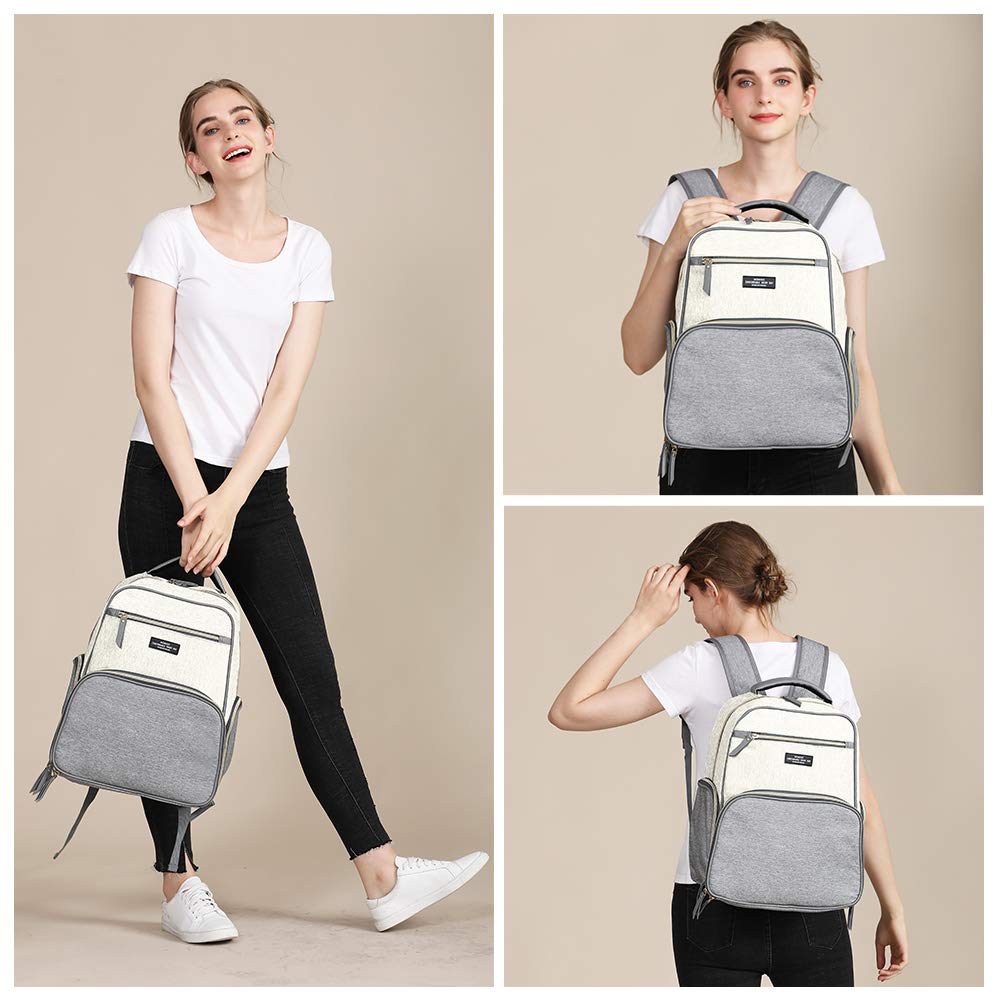 MOMIGO Breast Pump Backpack - Insulated Diaper Bag for Working Moms On-The-Go
