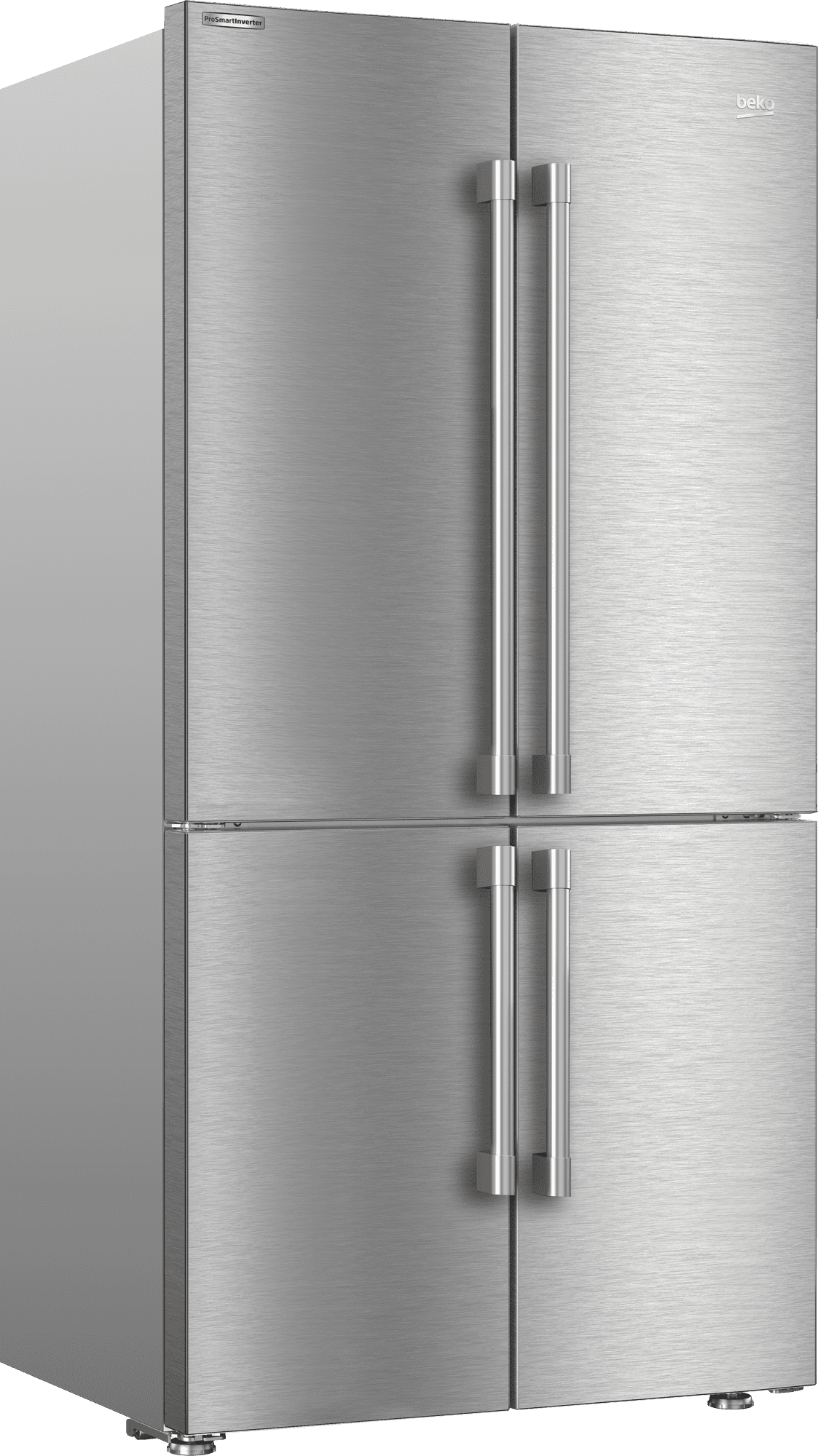 Beko BFFD3626SS 36 Inch French Door Refrigerator with Auto Ice Maker & Water Dispenser - Stainless Steel, Energy Efficient for Modern Kitchens & Large Families