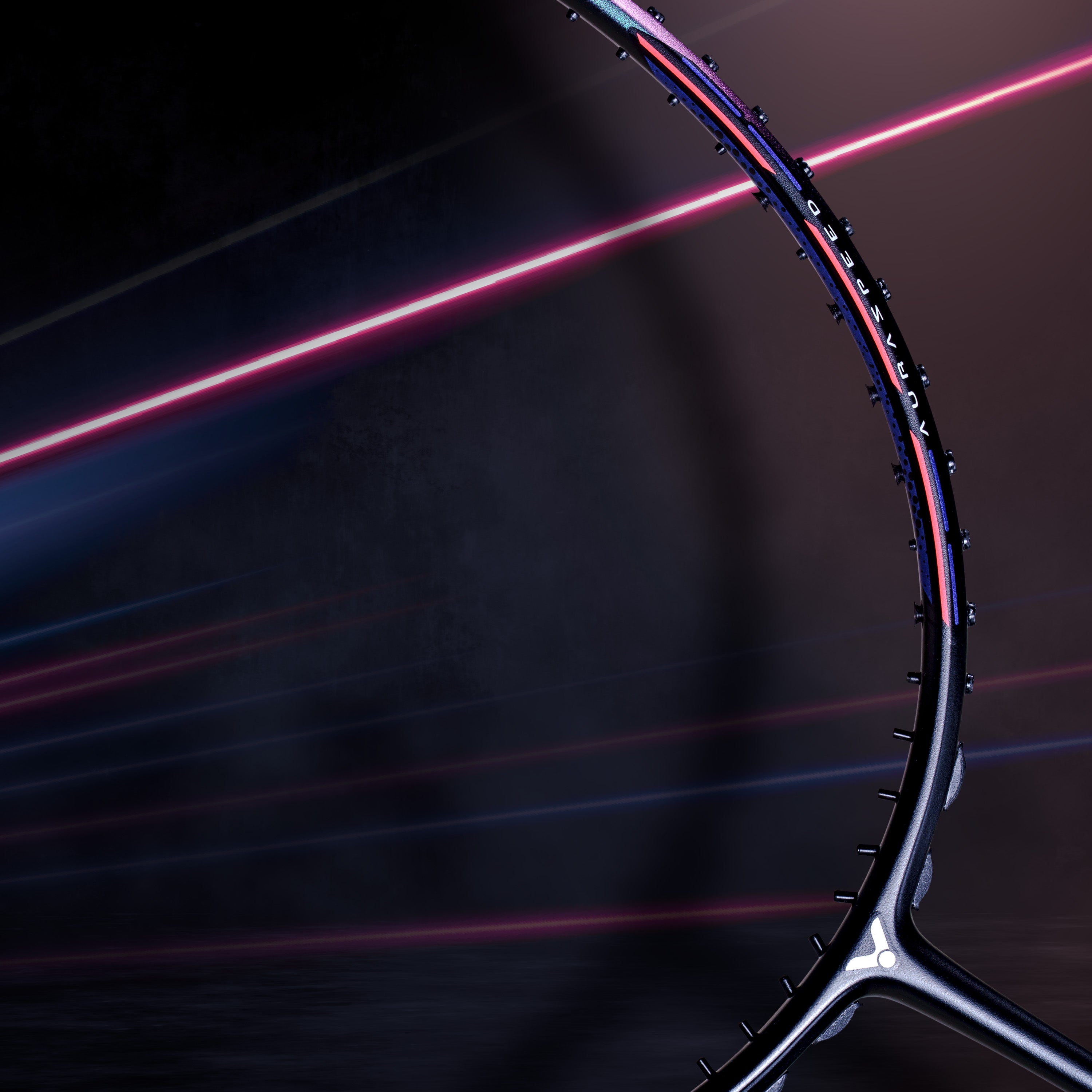 Victor AuraSpeed HyperSonic Plus Badminton Racket (ARS HS PLUS C) - Lightweight Carbon Fiber Shuttlecock Racket for Professional Players | Perfect for Tournaments & Training Sessions