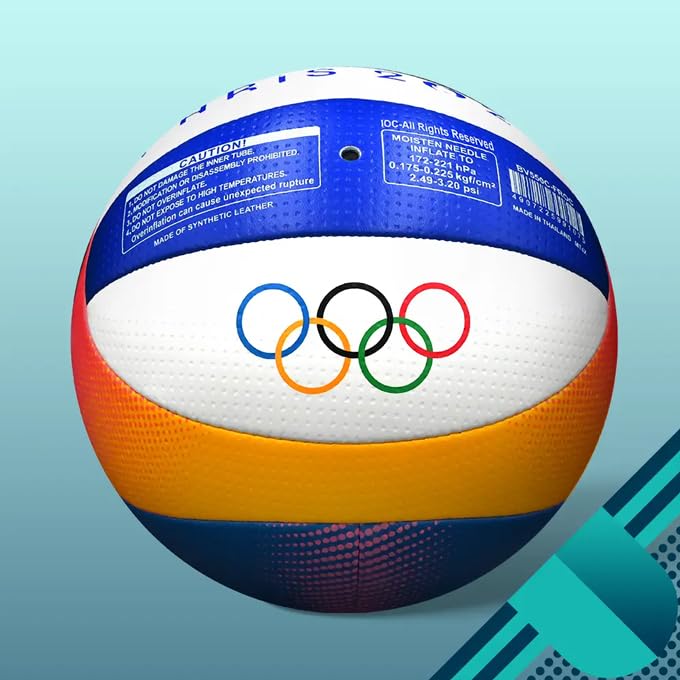 MIKASA Olympic Games Paris 2024 Official Beach Volleyball - Special Edition | Premium Outdoor Sports Equipment for Beach Volleyball Tournaments & Training