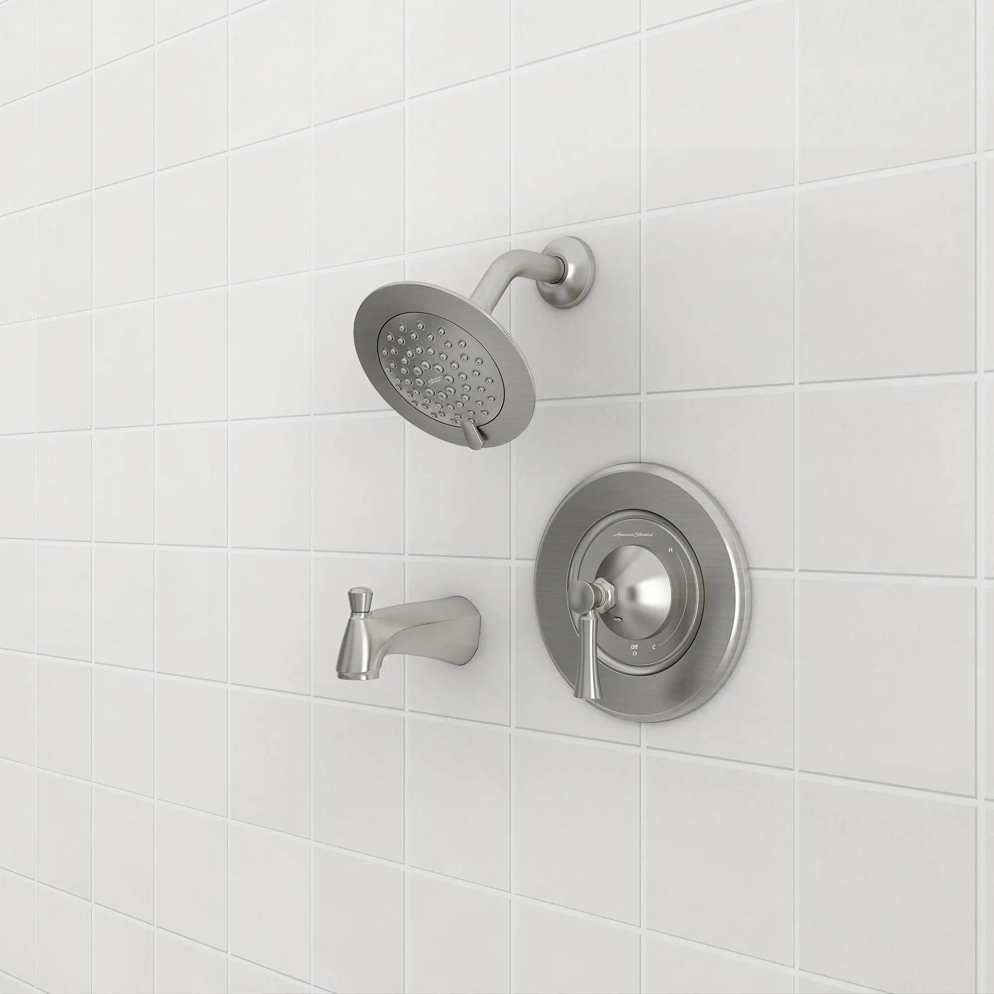 Chancellor® 1.8 GPM/6.8 LPM Tub and Shower Trim Kit with Ceramic Disc Valve Cartridge & Lever Handle - Perfect for Bathroom Renovation and Modern Home Upgrades