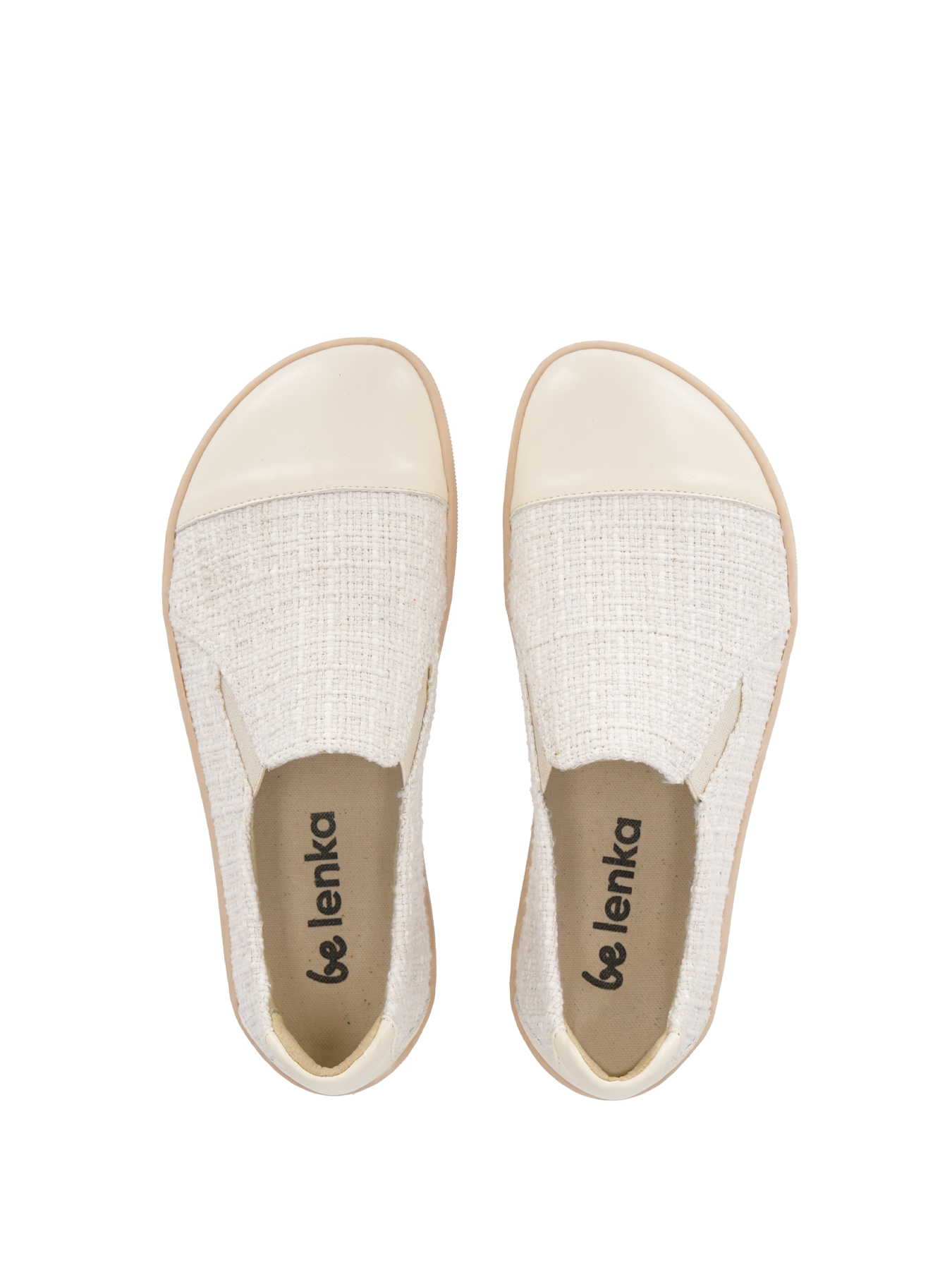 Barefoot Slip-On Shoes for Women - Be Lenka Breeze Ivory | Minimalist Comfort for Walking, Running & Travel | Eco-Friendly & Lightweight