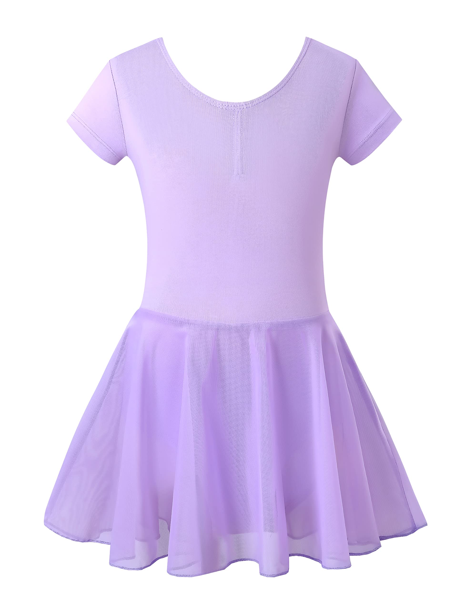 Girls Ballet Leotards for Toddlers - Short & Long Sleeve Dance Leotards with Skirt - Ballerina Outfits for Dance Class, Recital & Performance