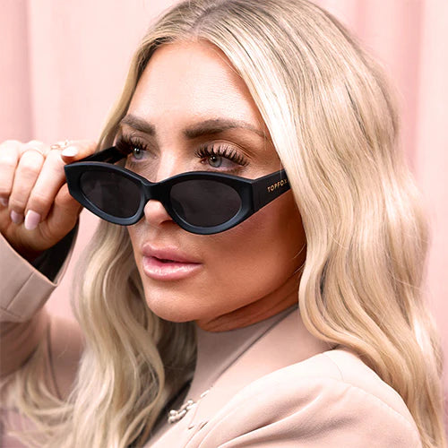 Kat x Money Moves Black Prescription Glasses - Stylish & Durable Eyewear for Men & Women | Perfect for Work, Driving & Everyday Fashion