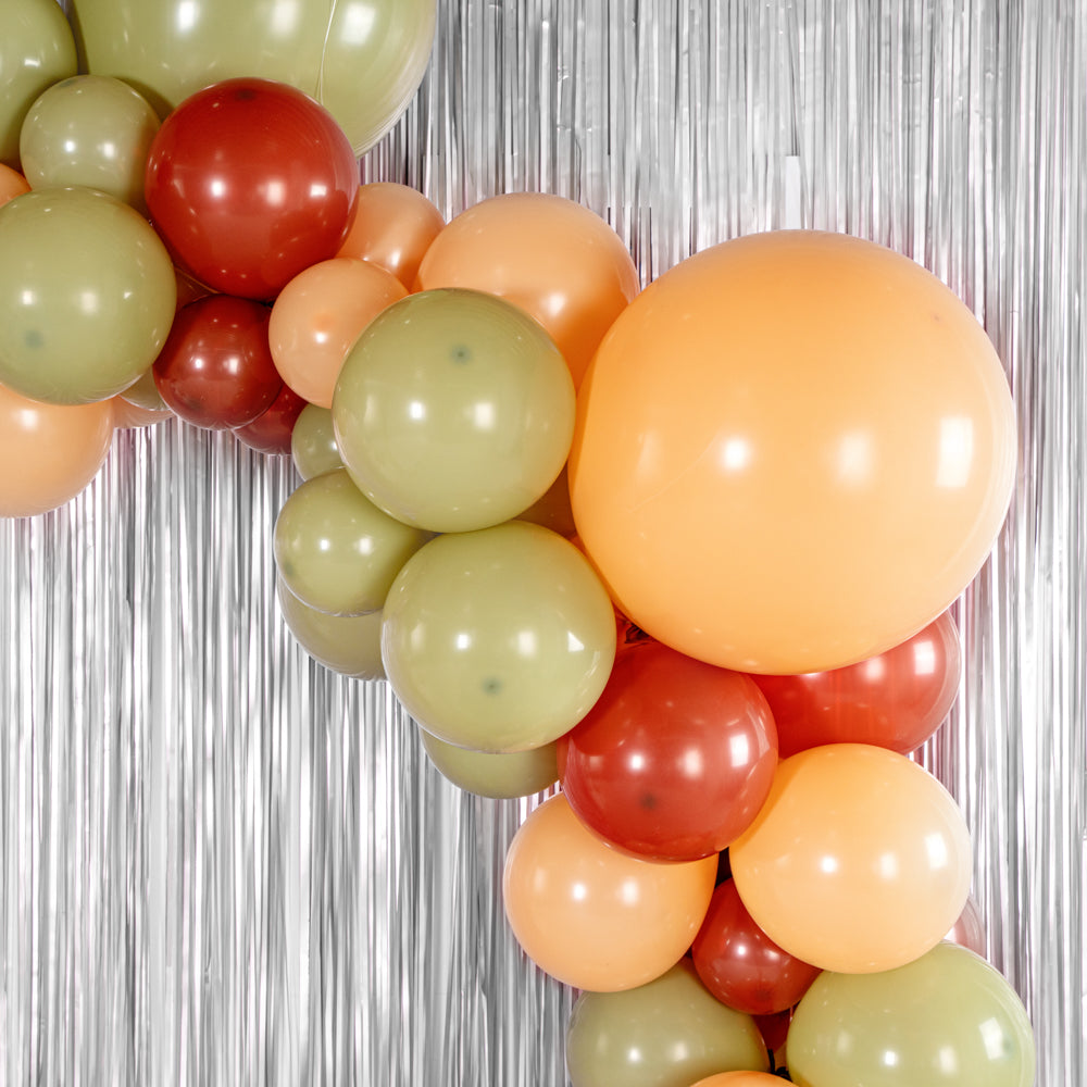 Premium Brown, Beige & Green Balloon Arch Kit - 127-Piece Party Decorations for Birthdays, Weddings & Events - Balloon Garland Backdrop Supplies (1 Count Box)