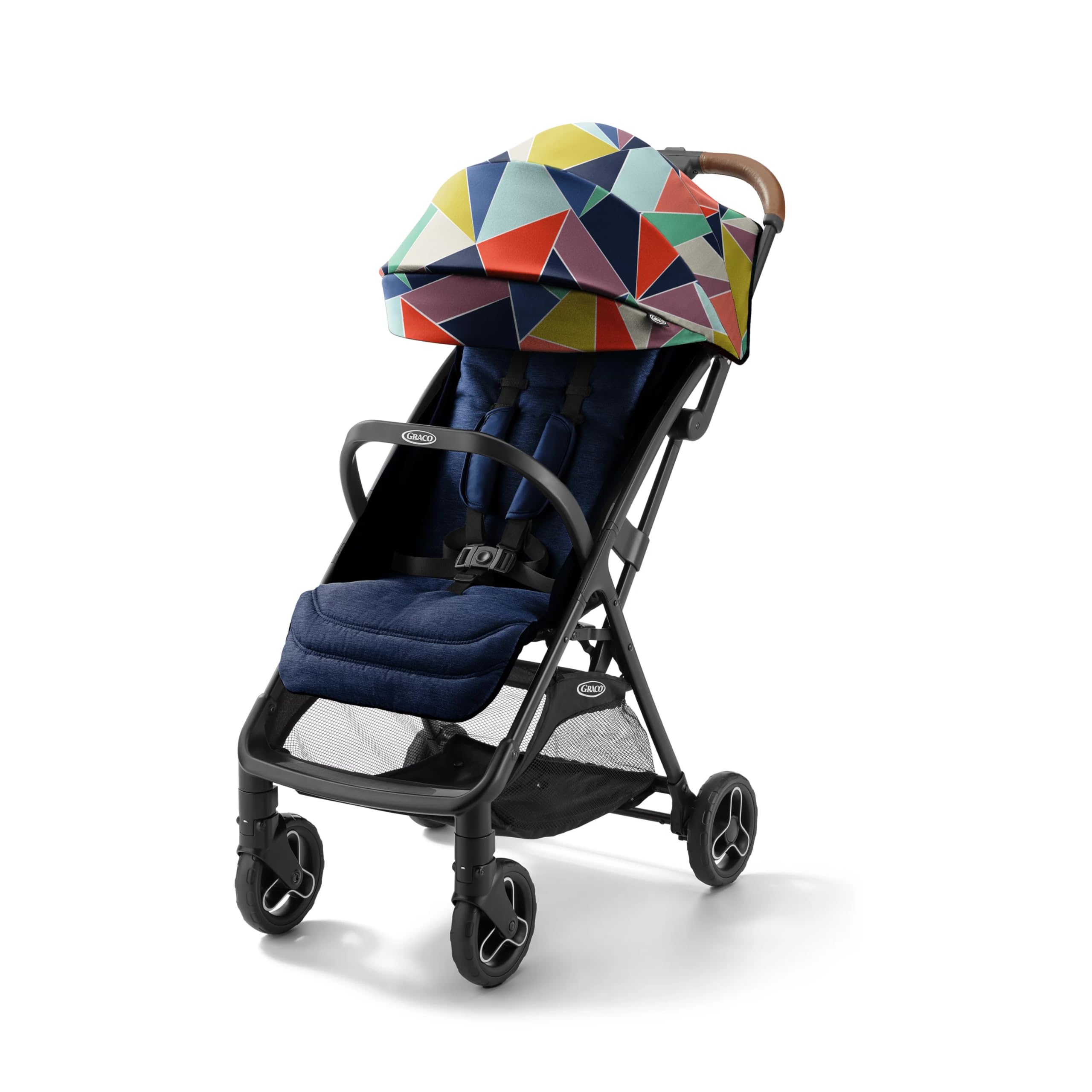 Graco Ready2Jet Compact Stroller - Lightweight Travel Stroller with One-Hand Auto Fold, Overhead Bin Friendly for Airplane Travel | Perfect for Urban Commuting, Shopping & Family Outings