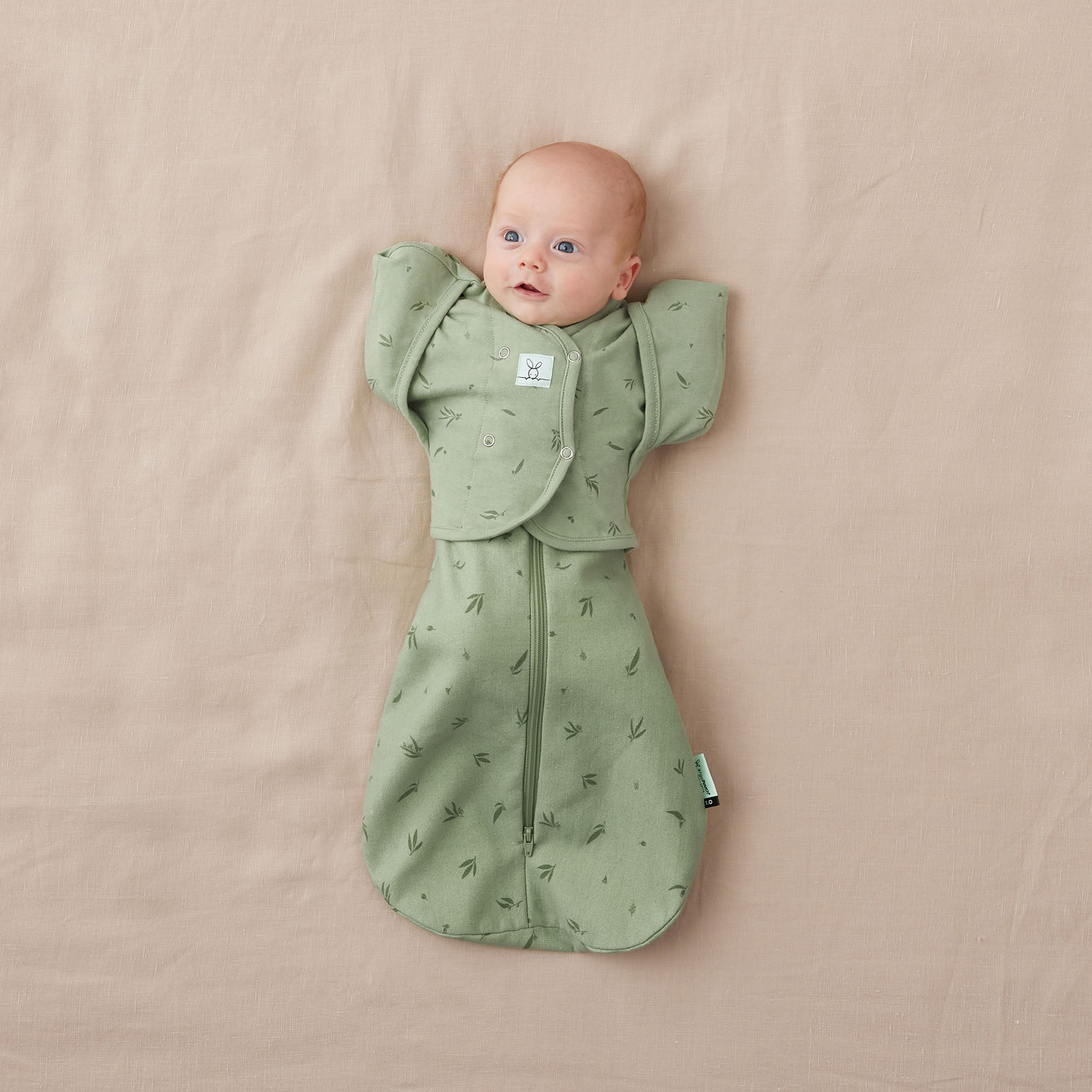 ergoPouch Butterfly Cardi Swaddle 0.2 TOG - Lightweight Baby Wrap for Newborns - Perfect for Nursery, Daycare & On-the-Go Comfort