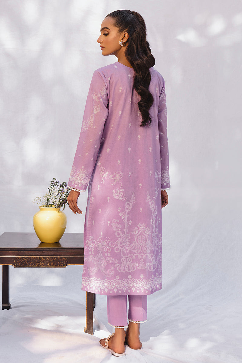 LAVENDULA GLAM 2-Piece Printed Lawn Suit Set | Floral Design Women's Outfit | Perfect for Summer Parties & Casual Wear