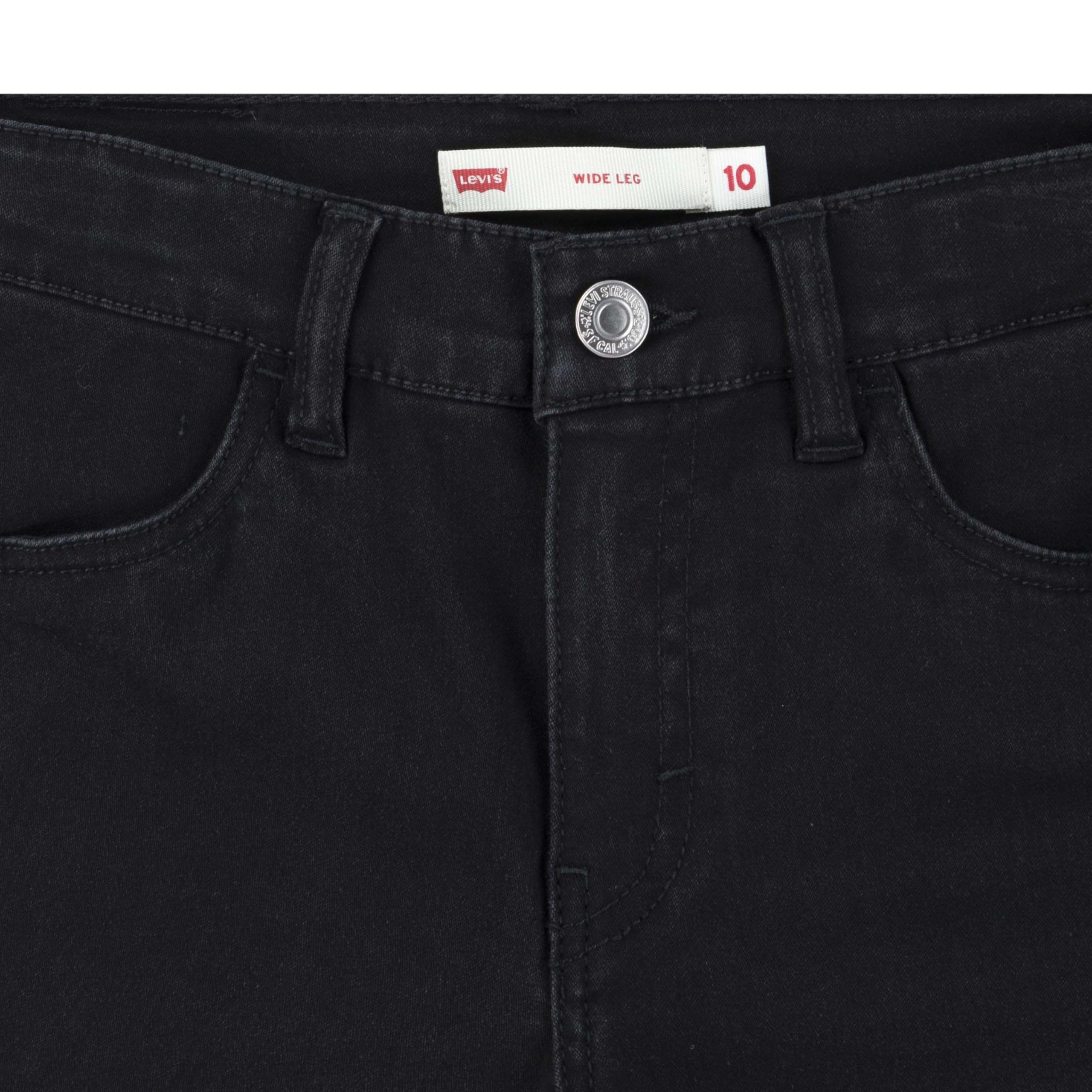 Levi's Girls' Wide Leg Jeans - Stretch Denim Pants for Teens & Kids | Comfortable & Stylish for School, Play & Everyday Wear