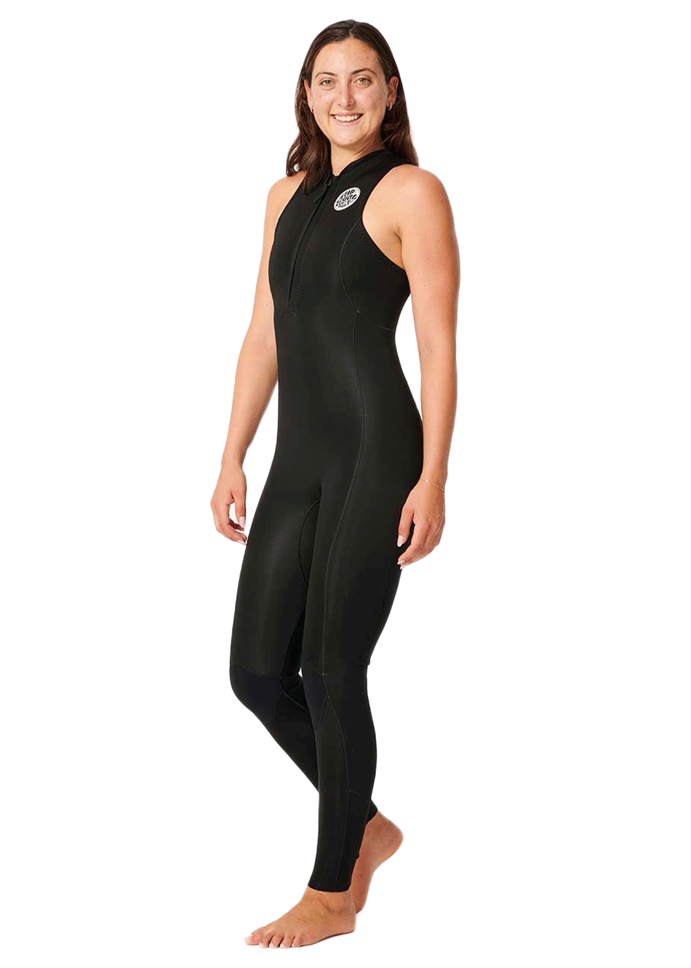 Rip Curl Women's G Bomb 1.5mm Front Zip Long Jane Wetsuit for Surfing, Diving & Water Sports | Warm Neoprene Full Body Swimsuit