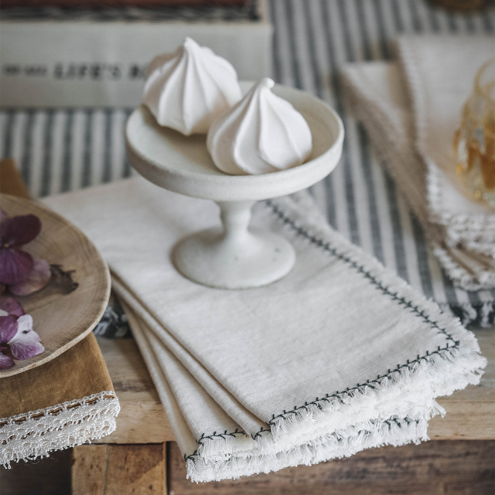 Premium Cotton Napkin Set - 12-Piece Soft & Absorbent Cloth Napkins for Everyday Dining, Parties & Special Occasions