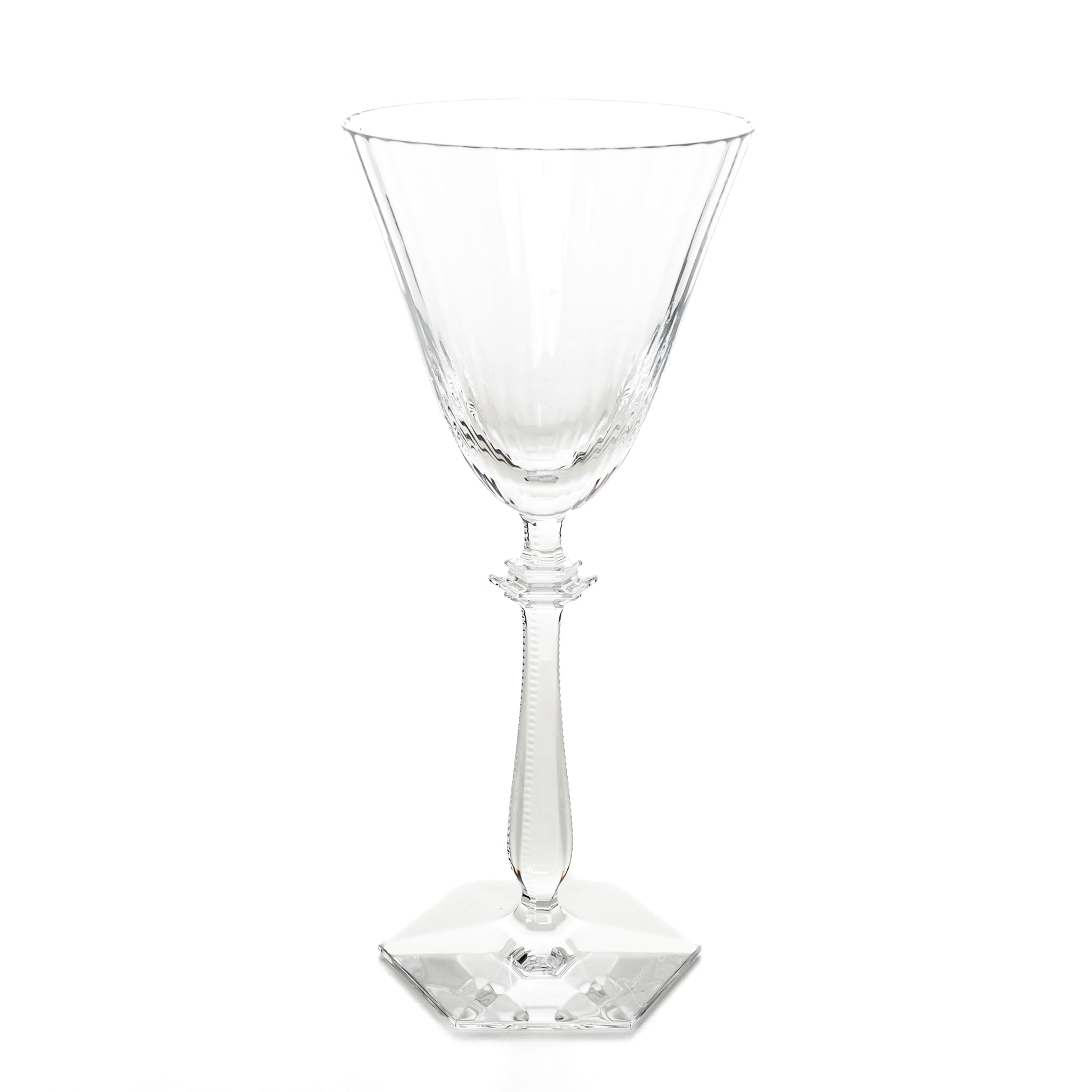 Baccarat Crystal Arcade Wine Glass - Elegant Stemware for Red & White Wine, Champagne - Perfect for Fine Dining, Weddings & Special Occasions