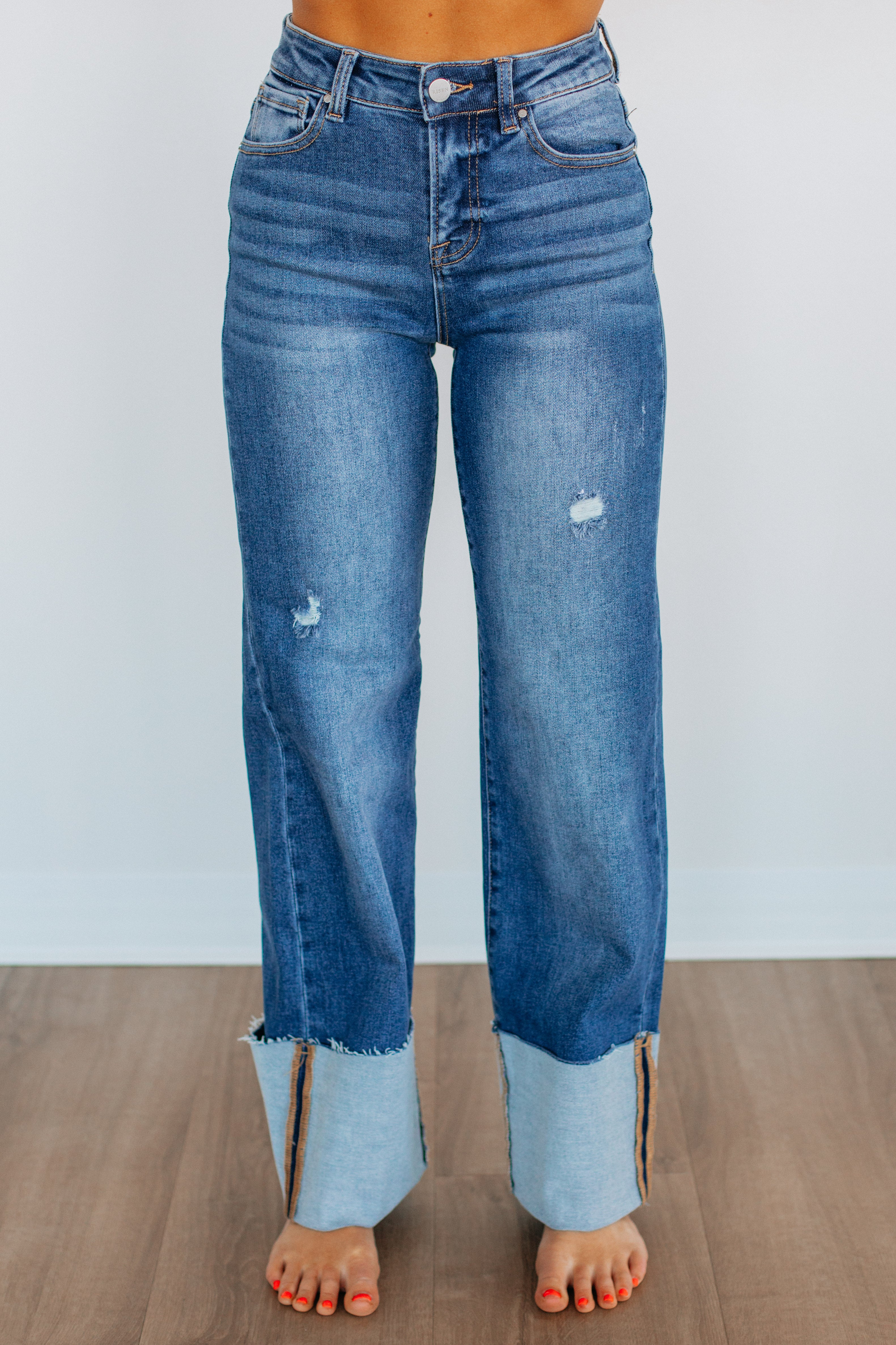 Branson Risen Men's Premium Stretch Denim Jeans - Comfortable Slim Fit for Casual Wear & Everyday Style