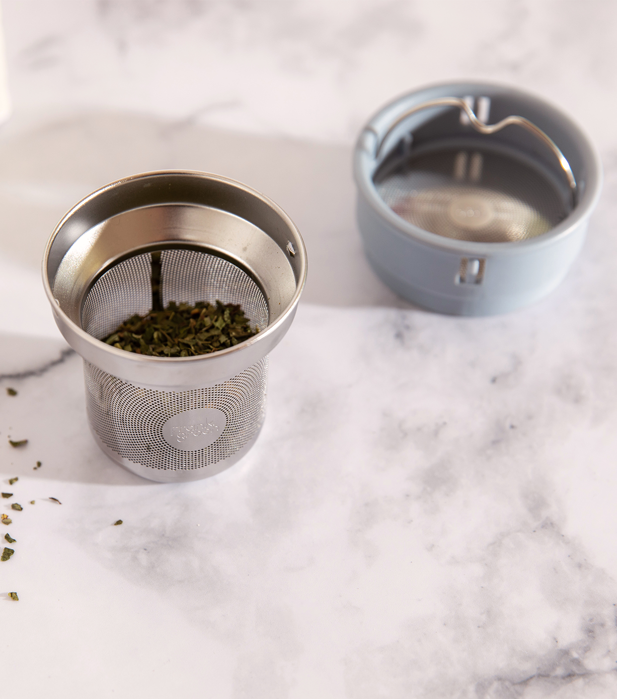 Premium Stainless Steel Tea Infuser with Handle - Fine Mesh Loose Leaf Tea Strainer for Hot & Iced Tea - Perfect for Home, Office, or Travel Use