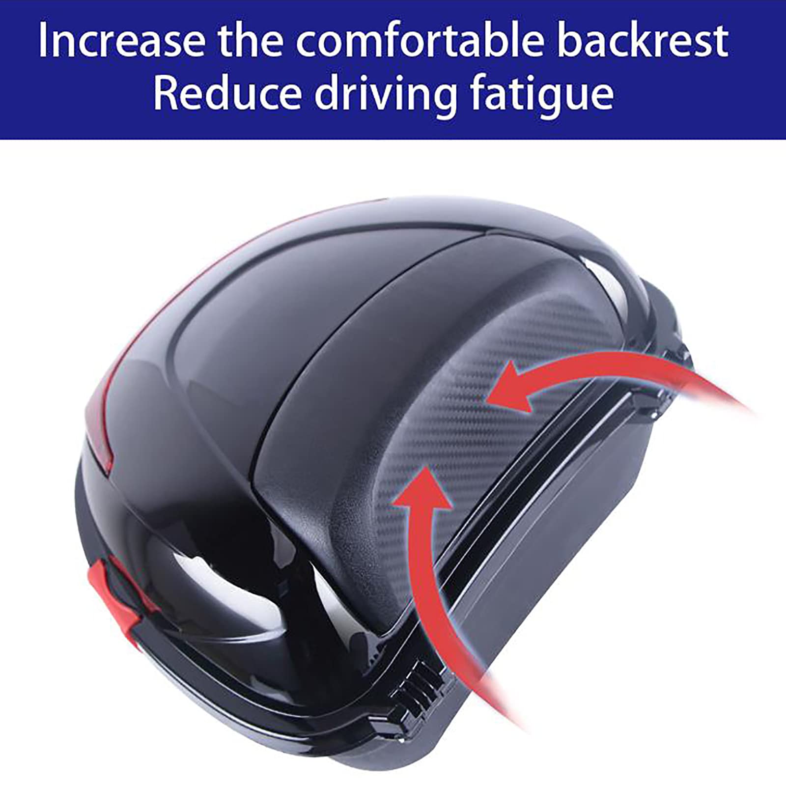 Universal 30L Motorcycle Top Box - Waterproof Rear Luggage Storage for Scooters & Bikes, Fits 2 Helmets with Mounting Hardware - Perfect for Commuting, Touring & Road Trips