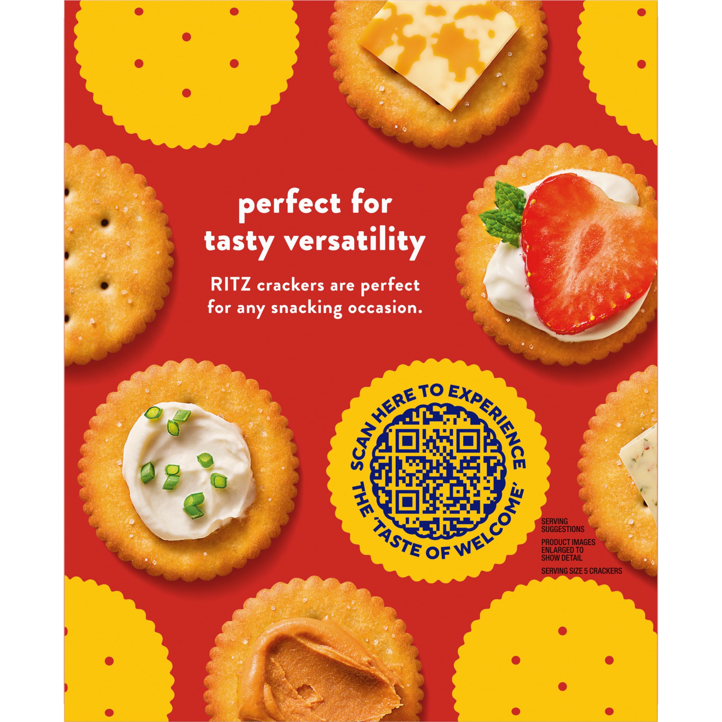 RITZ Original Crackers - Delicious Snacks for Kids & Adults - Perfect for Lunch Boxes, Parties & On-the-Go - 10.3 oz Pack