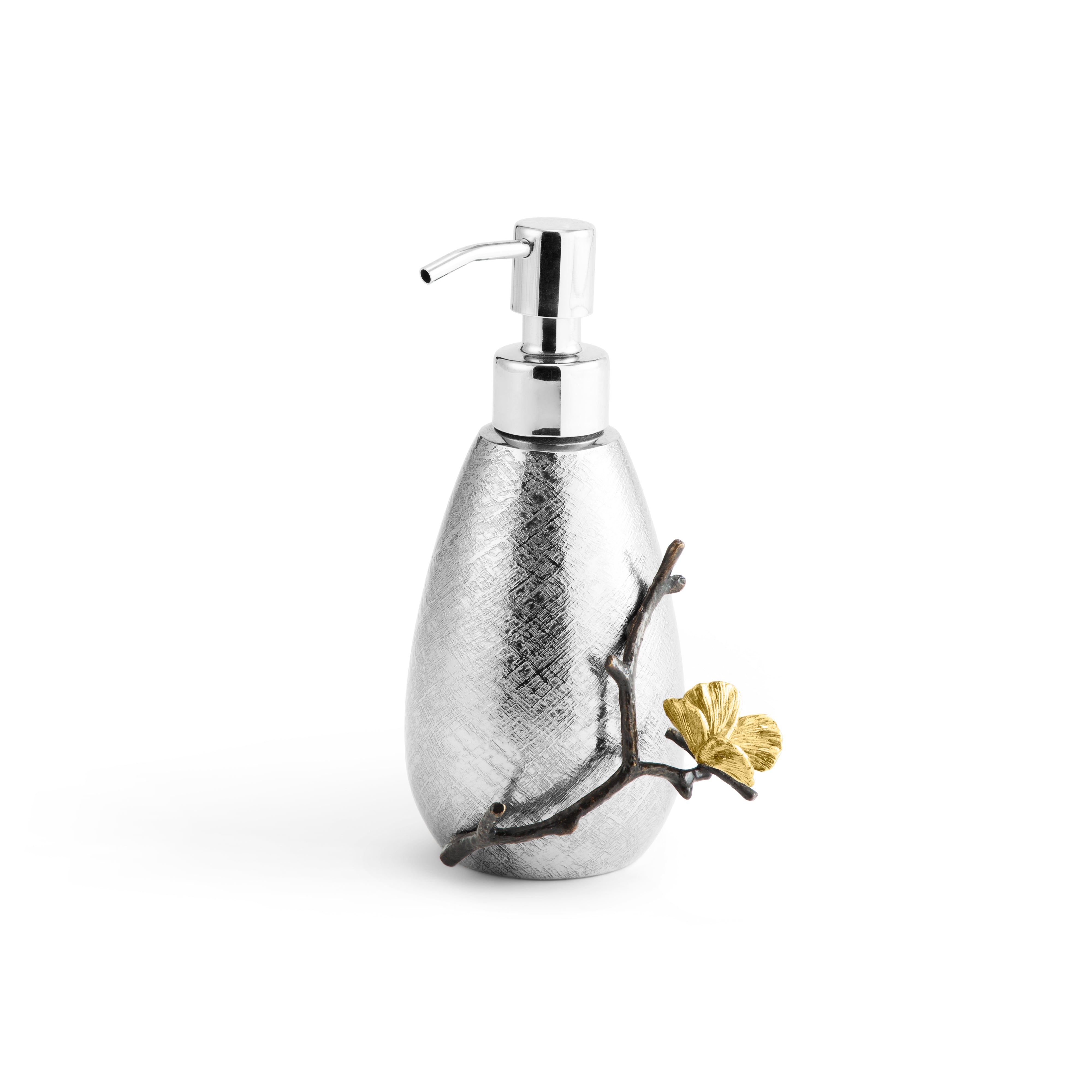 Butterfly Ginkgo Bathroom Accessories Set - Stainless Steel Shower Hooks & Organizer for Spa-Like Bathroom Decor