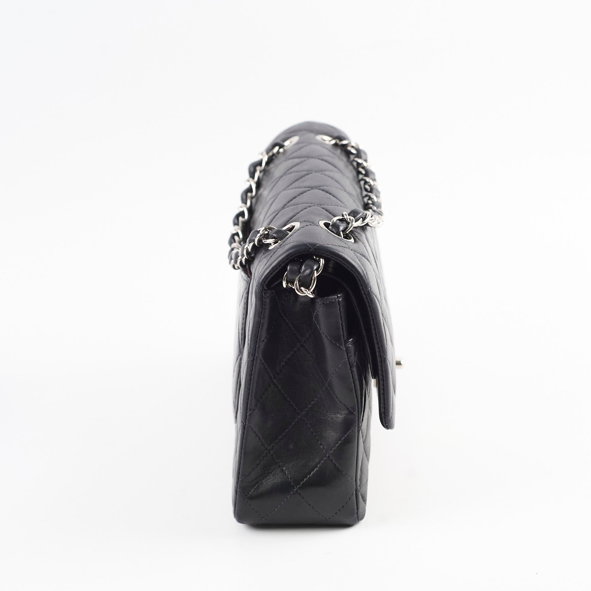 Chanel Medium/Large Double Classic Flap Bag in Black | Timeless Luxury Handbag for Women | Perfect for Work, Evening Events & Special Occasions