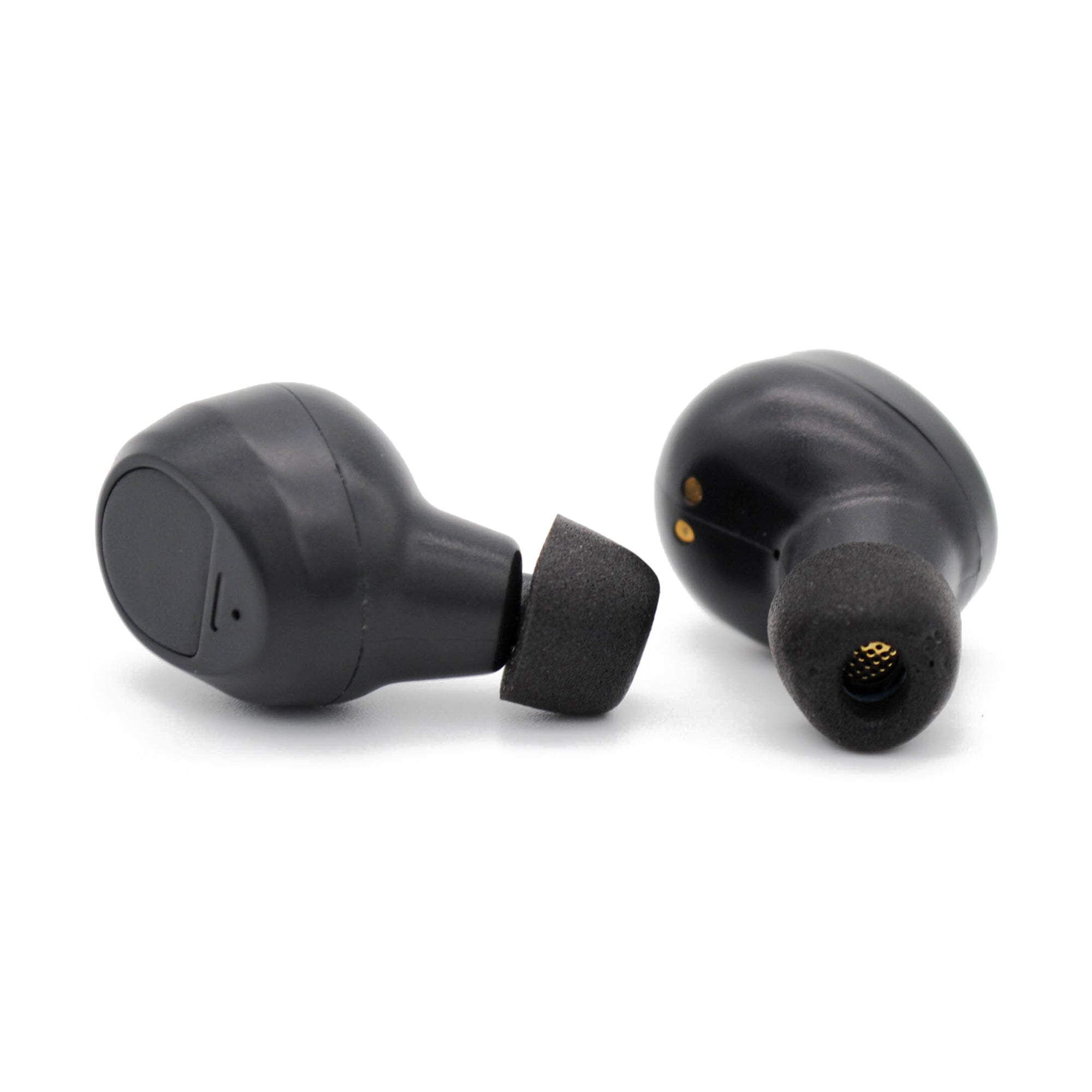 Dekoni Audio Bulletz True Wireless Memory Foam Ear Tips for AirPods Pro & Galaxy Buds - Noise Isolating Comfort Earbud Tips for Workout, Travel & Sleep