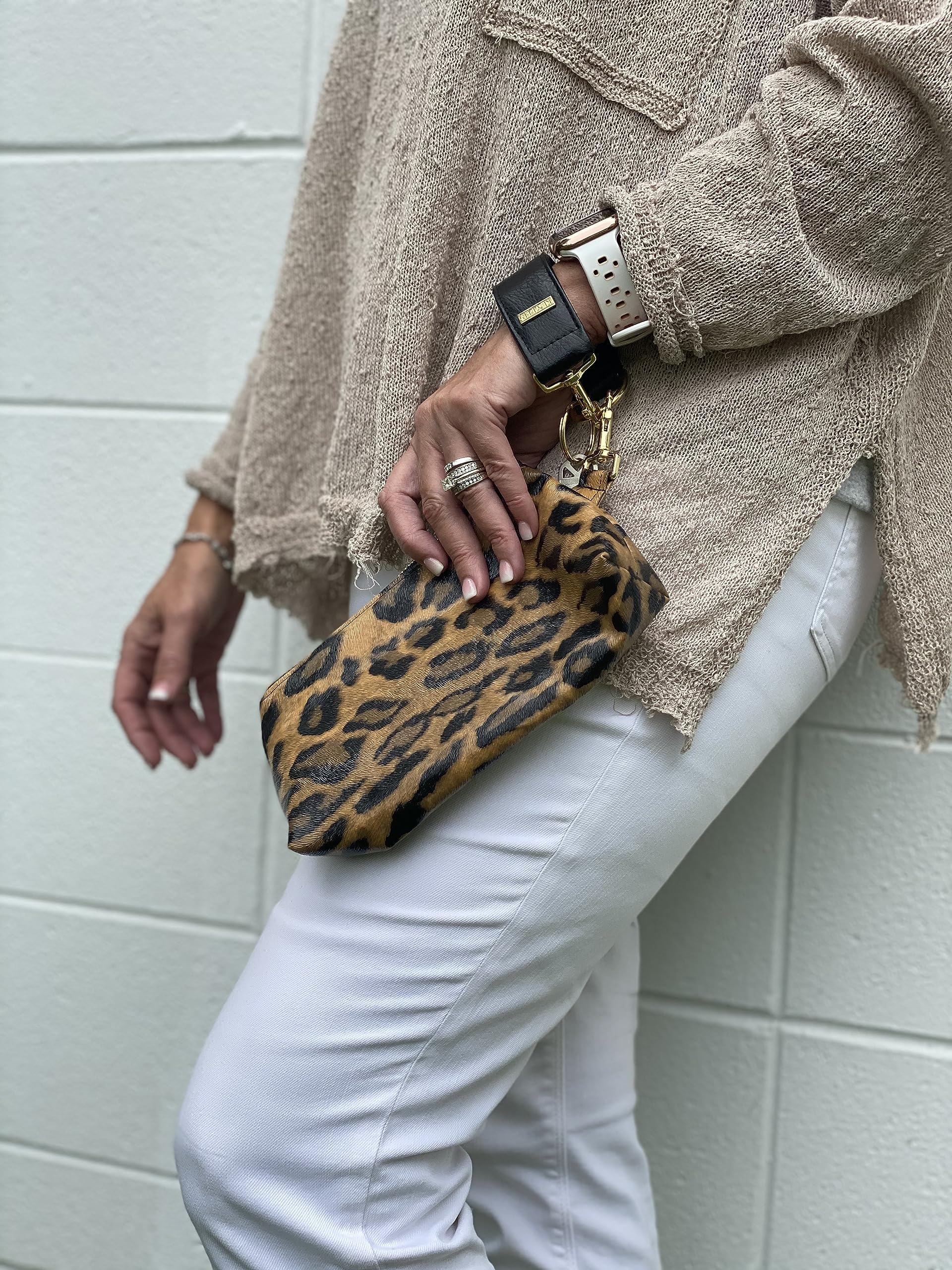 KEYPER® Mini Women’s Clutch Purse - Faux Leather Wristlet Wallet for Women | Travel, Party & Evening Out Essential Accessory