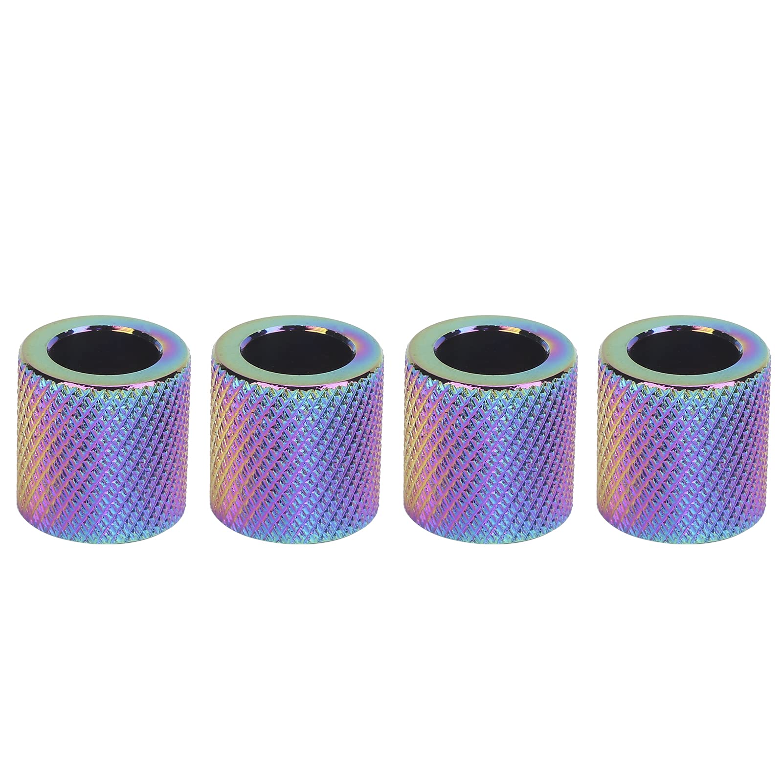 Qiilu Aluminum Alloy Car Headrest Collar Ring Decor - 4-Pack Stylish Interior Accessory for Car, SUV, and Truck Headrest Decoration