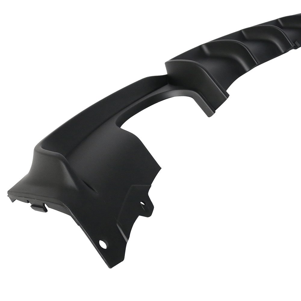 IKON MOTORSPORTS Rear Diffuser for 2012-2018 BMW F30 3 Series (328i & 340i) - M-Tech M Sport Style Rear Bumper Lip Diffuser with Twin Muffler Single Out | Perfect for Car Upgrades & Performance Enhancement