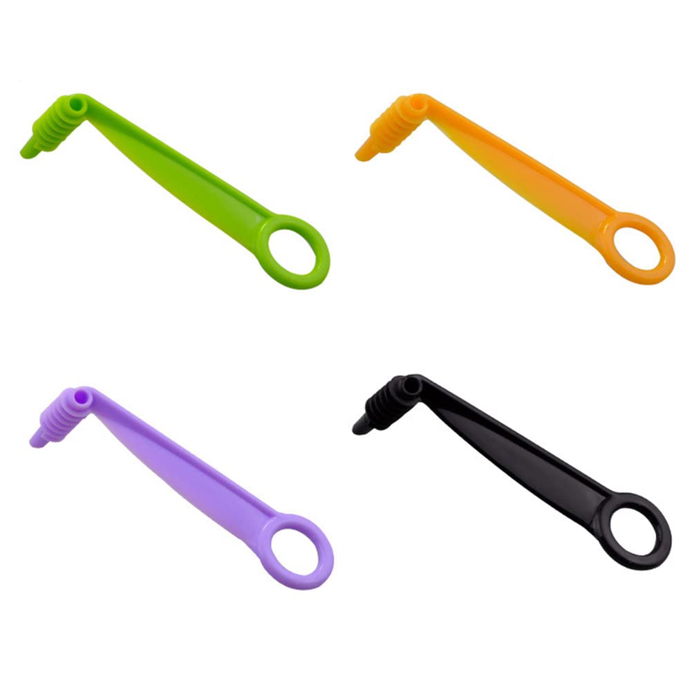 Portable Manual Spiral Slicer for Potatoes, Carrots & Fruits - 5-Blade Vegetable Cutter with Non-Slip Base | Perfect for Healthy Snacks, Salad Garnish & Meal Prep | Kitchen Gadget Tool (Random Color)