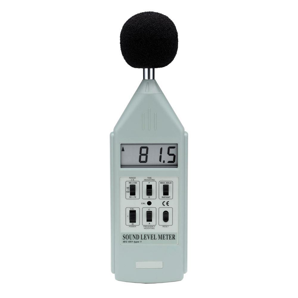 Professional Type 1 Sound Level Meter - Digital Noise Decibel Tester with Data Logging | Perfect for Workplace Safety, Industrial Noise Monitoring & Home Acoustics Testing