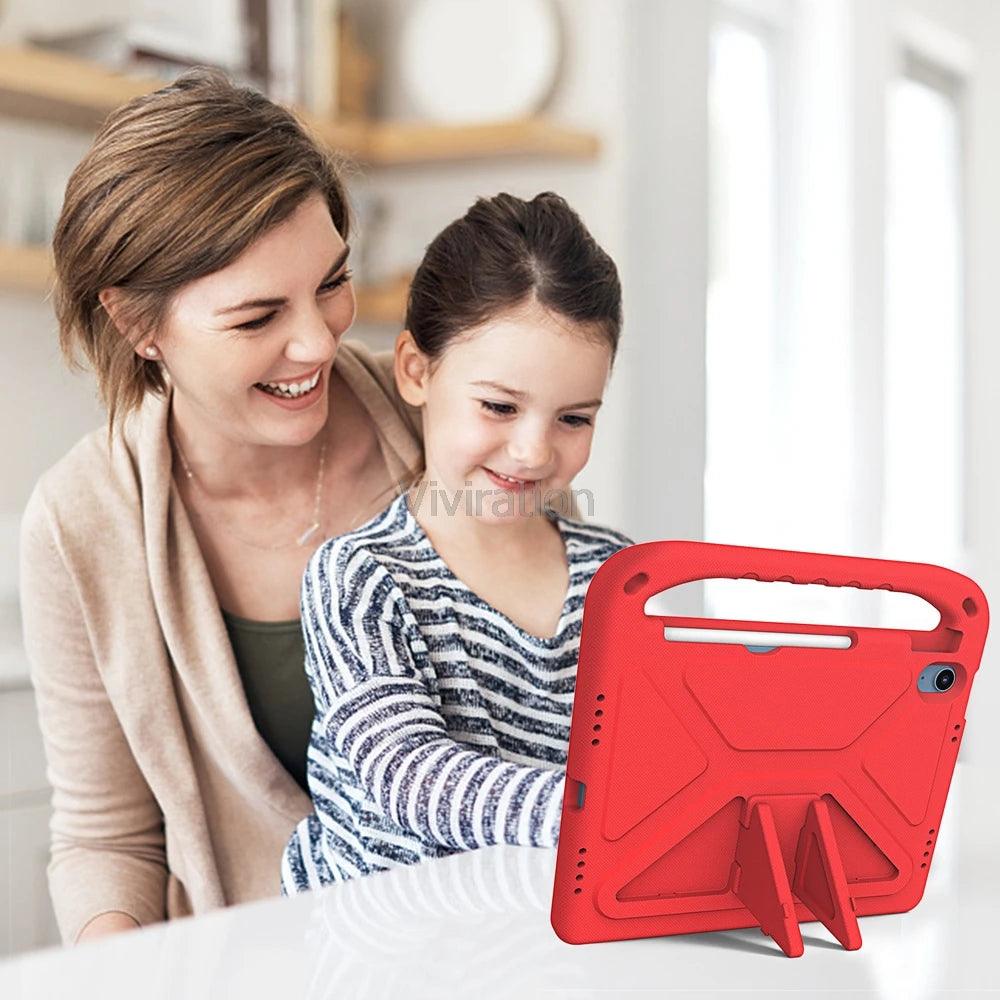 Durable iPad Pro 11 (2024) Shockproof Case with Screen Protector - Perfect for Kids, Travel & School Use