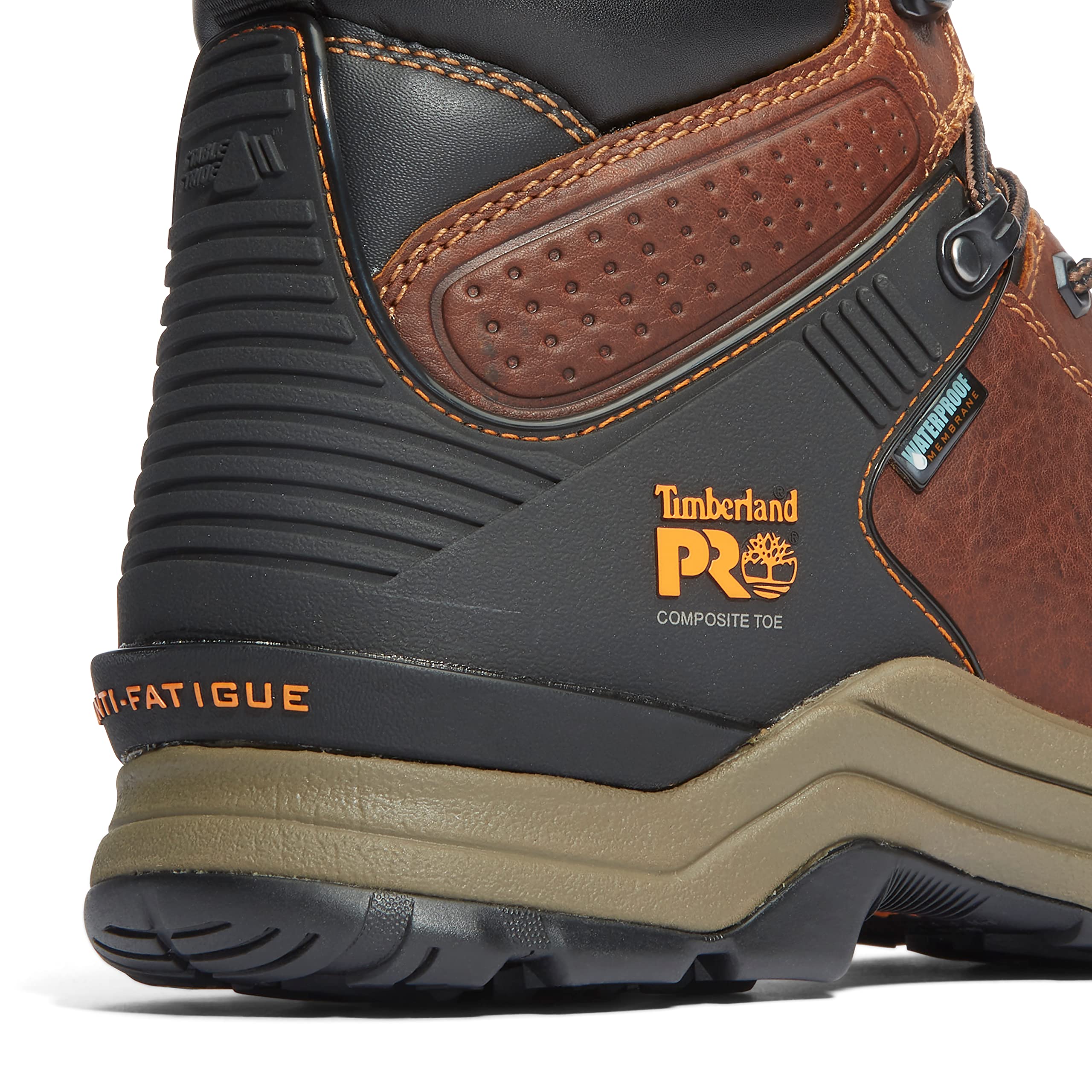 Timberland PRO Men's Hypercharge 6 Inch Composite Safety Toe Waterproof Work Boot - Durable Industrial Boots for Construction, Warehouse & Outdoor Work