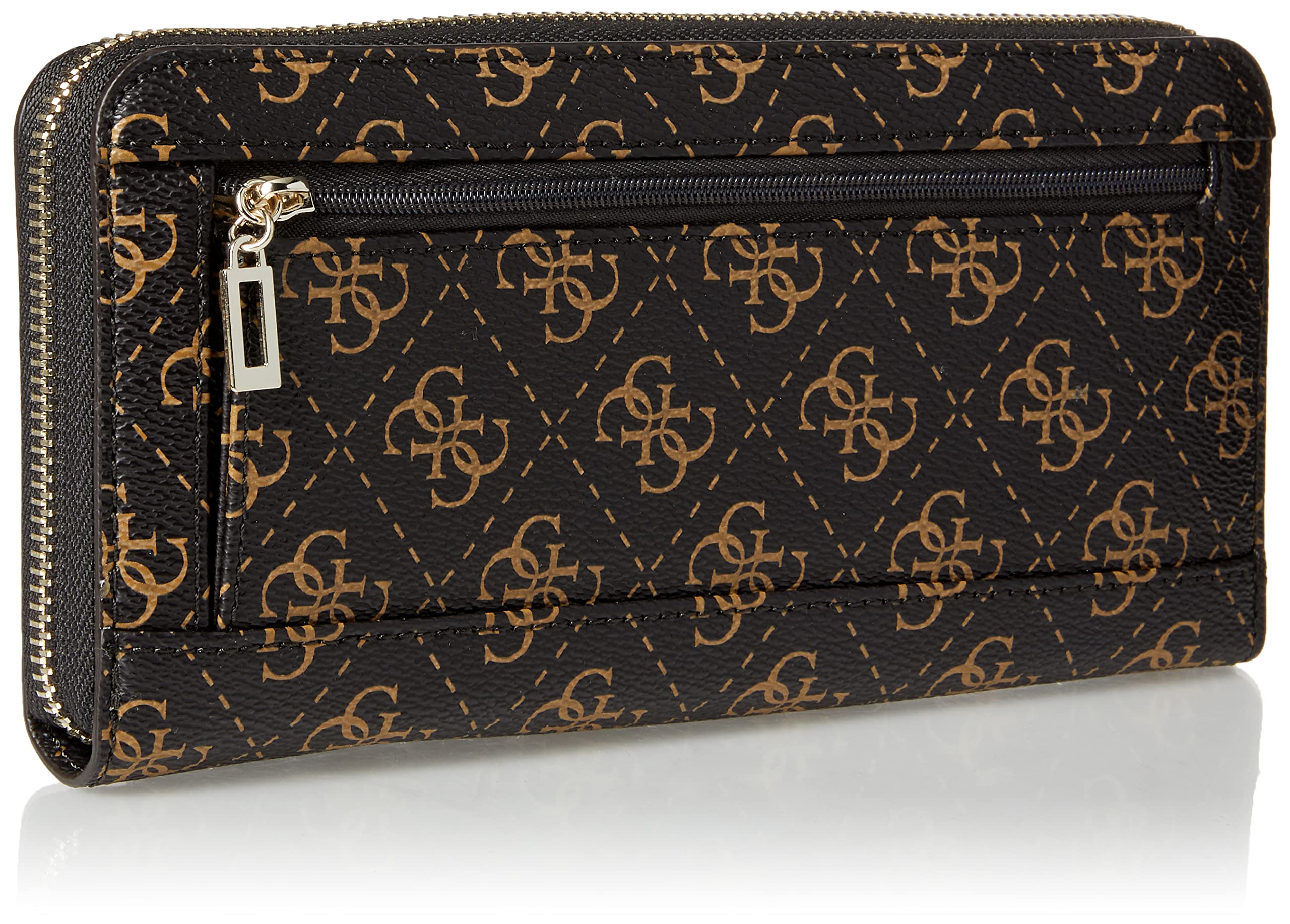 GUESS Women's Noelle Large Zip Around Wallet - Stylish Leather Wallet for Women with Multiple Card Slots & ID Window - Perfect for Everyday Use, Travel, and Gifts