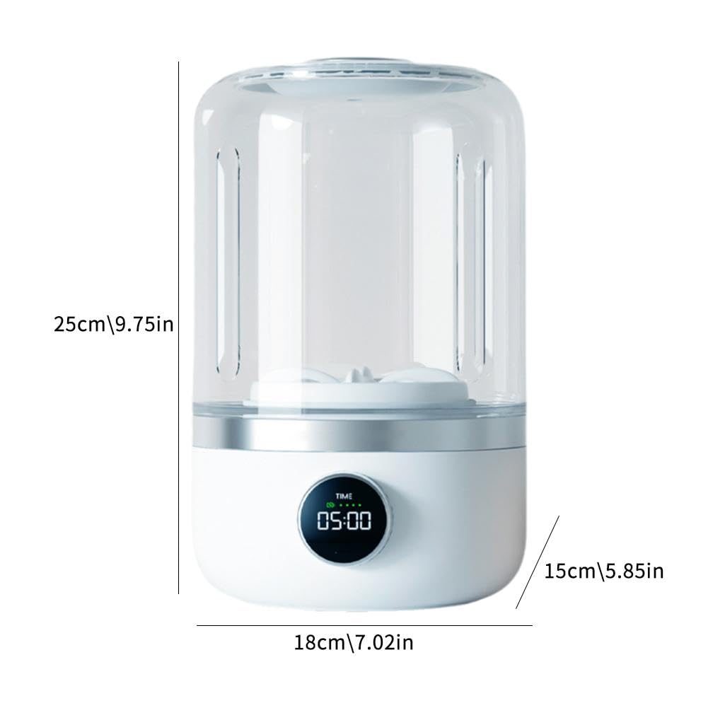 Portable Rechargeable Cordless Mini Washing Machine for Underwear & Delicates - Compact Travel Washer for Camping, Dorms & Small Spaces