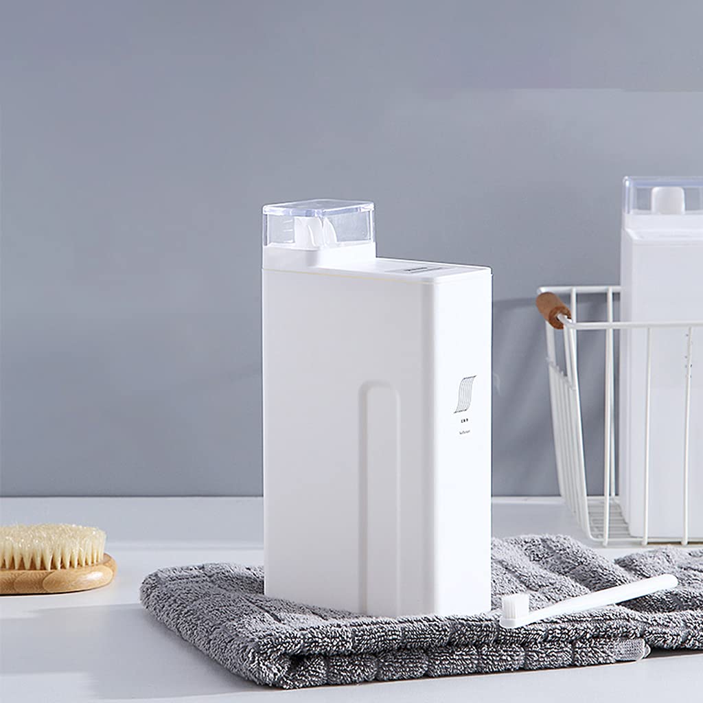 Eco-Friendly Refillable Laundry Detergent Bottles - Empty Reusable Containers for Bathroom & Washroom | Perfect for Liquid Soap, Shampoo, and Cleaning Supplies Storage