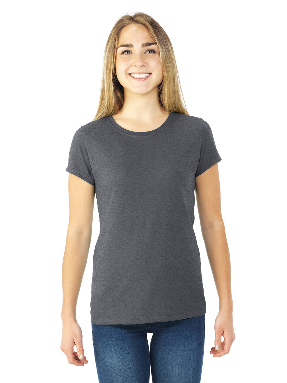 Fruit of the Loom SFJR - Women's Soft Comfortable Crew Neck T-Shirt for Everyday Wear, Casual Outfits & Layering | Breathable Cotton Jersey Tee