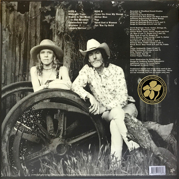 David Rawlings - Poor David's Almanack Vinyl LP Album (Near Mint NM/M Condition) - Perfect for Record Collectors & Folk Music Lovers