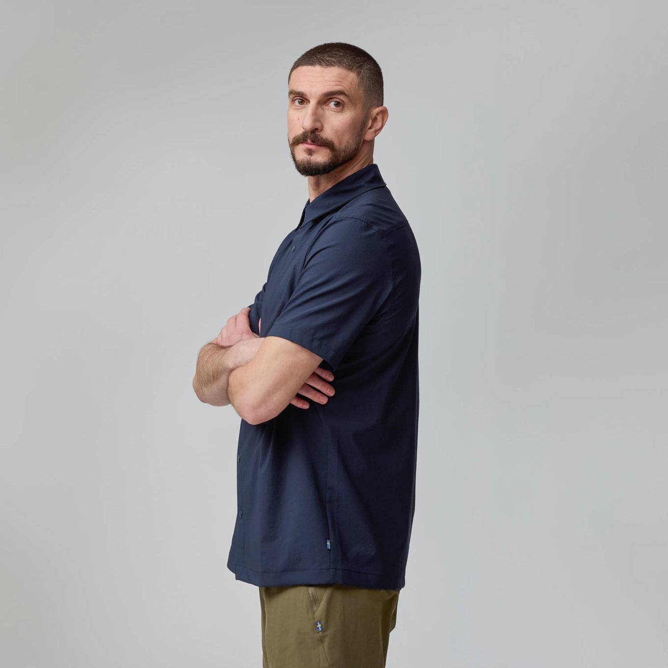 Fjallraven High Coast Pack Short Sleeve Shirt for Men - Lightweight, Quick-Dry Hiking & Outdoor Travel Shirt