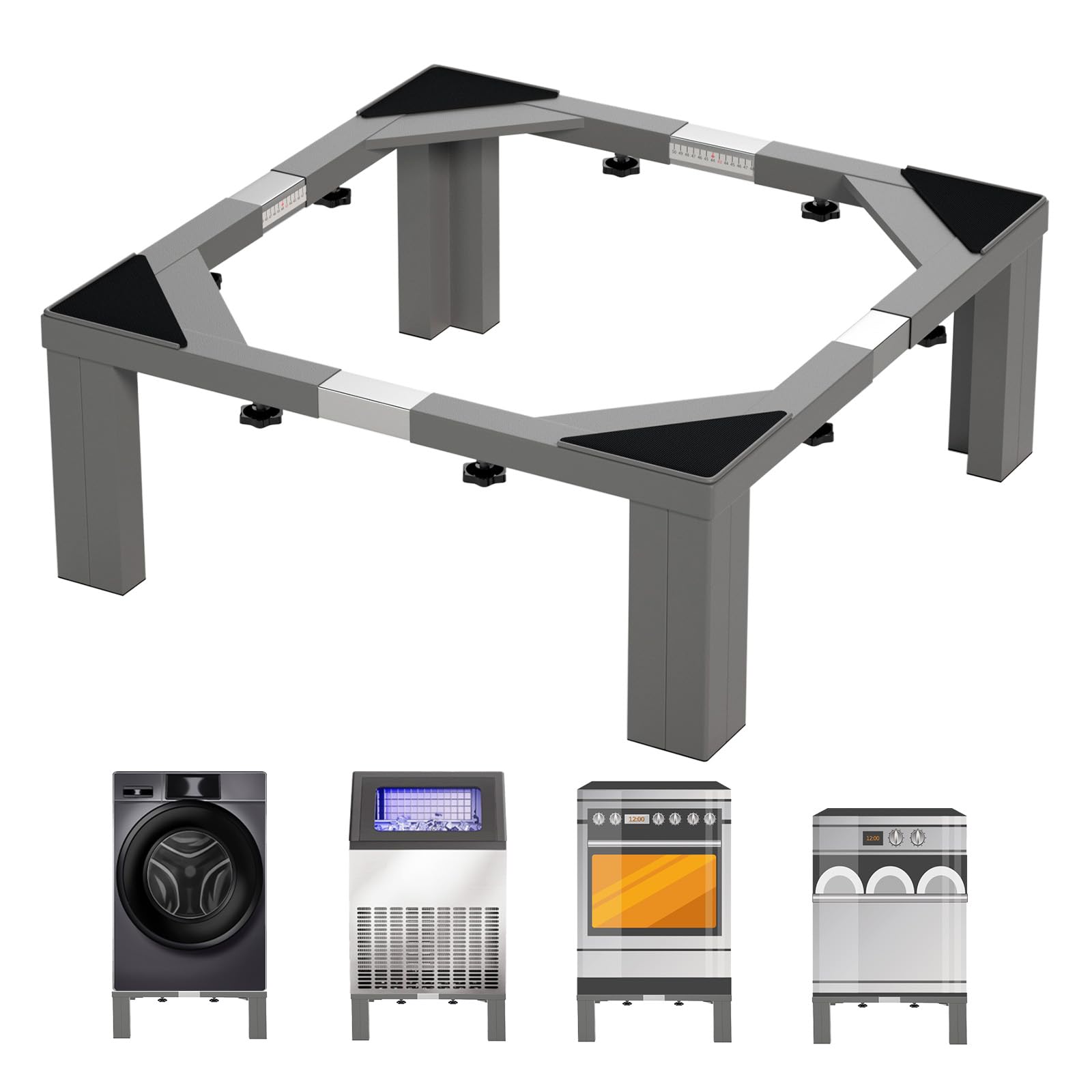 Heavy Duty Stainless Steel Laundry Pedestal Stand - 12
