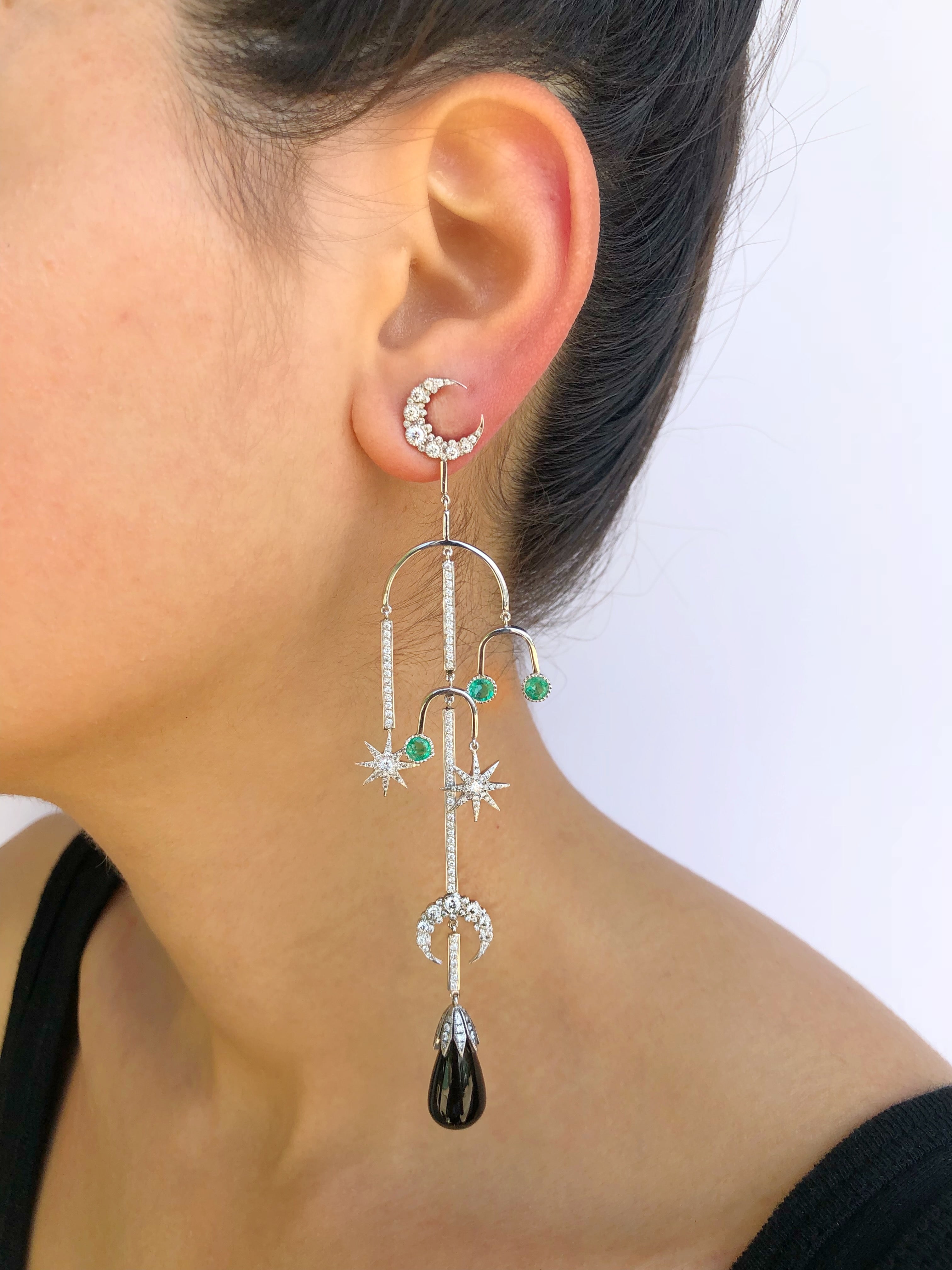 Moon Earrings for Women - Stylish Dangle Drop Earrings for Everyday Wear & Special Occasions | Perfect Gift for Birthday, Anniversary & Valentine's Day