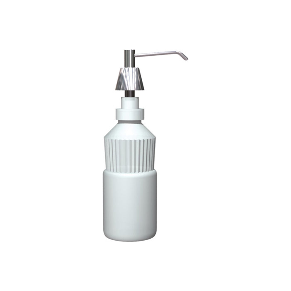ASI 0332 D 34 oz. Soap Dispenser with 6 Spout - Commercial Lavatory Basin for Restrooms, Kitchens, and Public Washrooms