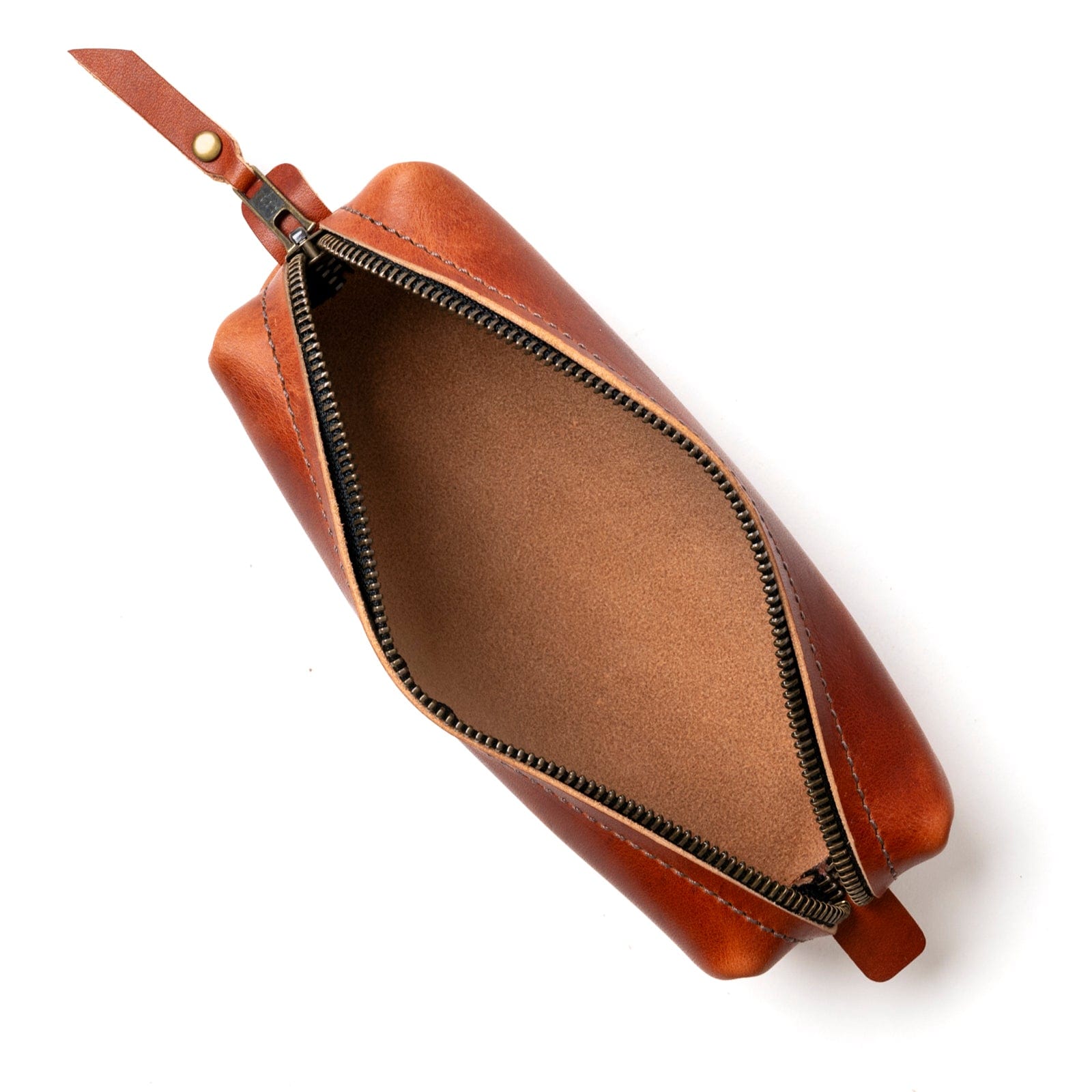 Premium Genuine Leather Pencil Case for School & Office - Stylish Organizer for Pens, Markers & Art Supplies - Perfect Gift for Students & Professionals