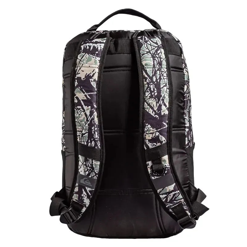 Quiksilver 1969 Special 2.0 Backpack - Stylish Black Print Laptop Bag for Men & Women | Perfect for School, Travel, and Outdoor Adventures