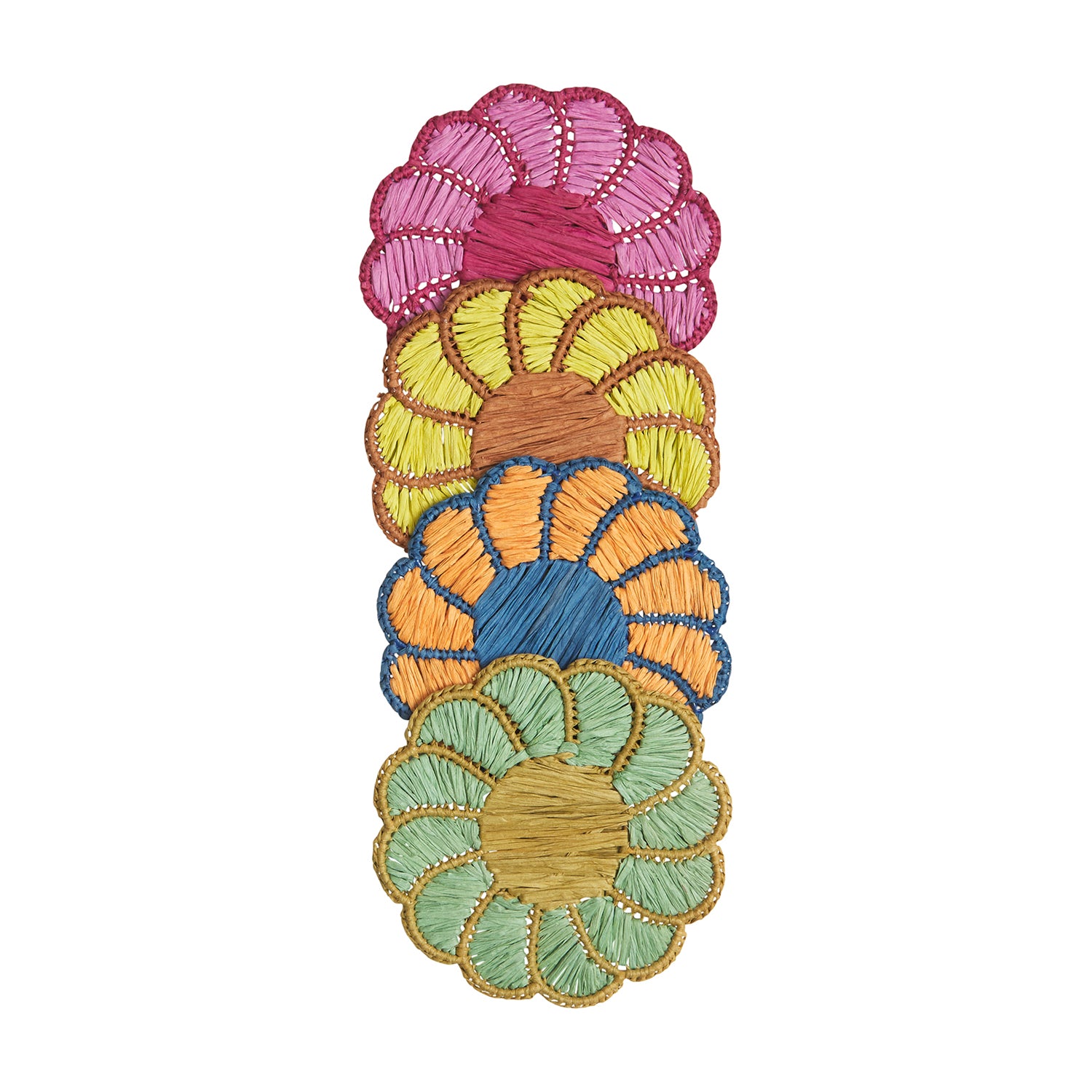 Magnolia Coaster Set - Elegant Floral Coasters for Coffee Tables, Home Decor & Gift Ideas - Waterproof & Heat-Resistant Drink Coasters for Dining Room, Office, Bar Use