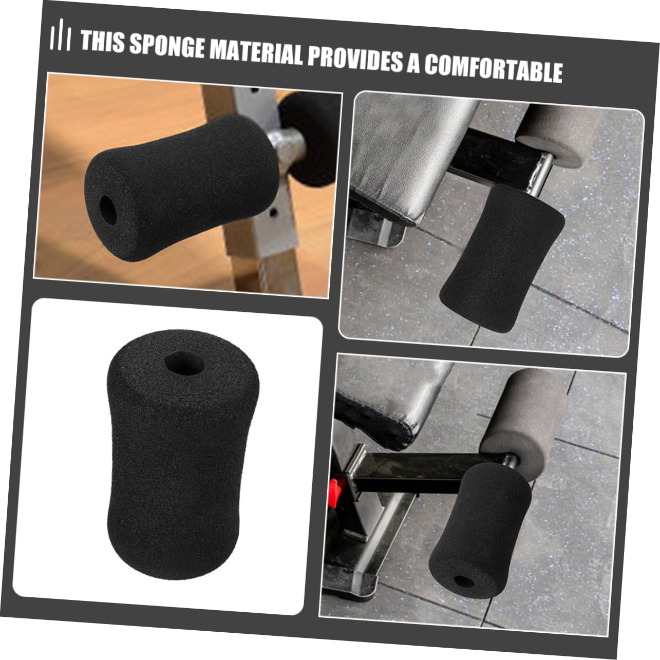 Outanaya 6-Piece Sit Up Board Pad & Foam Roller Set - Abdominal Exercise Equipment for Home Gym, Core Workout & Yoga Mat Support - Perfect for Fitness Training, Pilates & Post-Workout Recovery