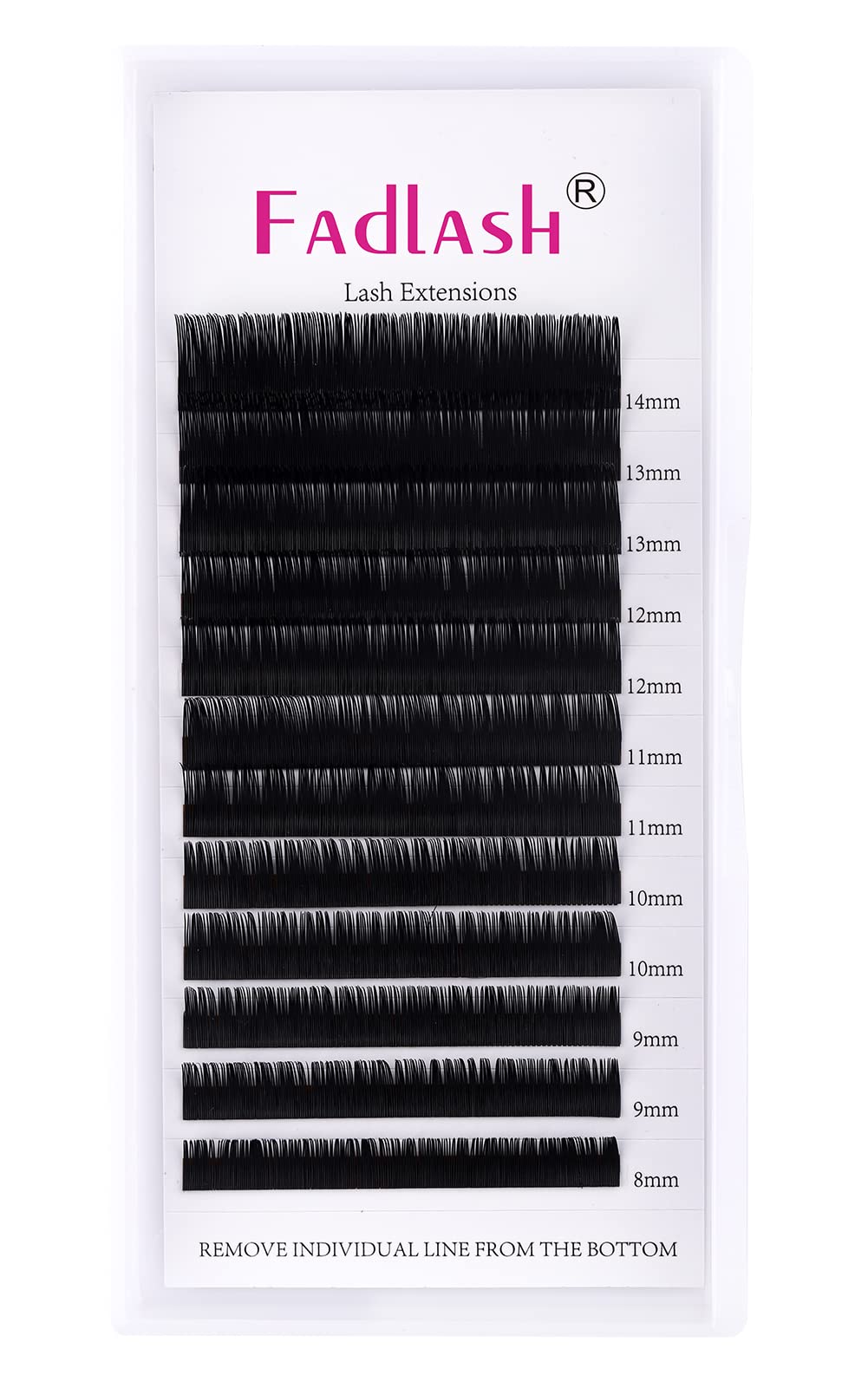 Premium Silk Classic Eyelash Extensions 8-14mm/15-20mm/20-25mm - Mix C/D/DD Curl 0.15mm Individual Lashes for Professional Salon & DIY Home Use - Natural Volume for Everyday Wear & Special Occasions