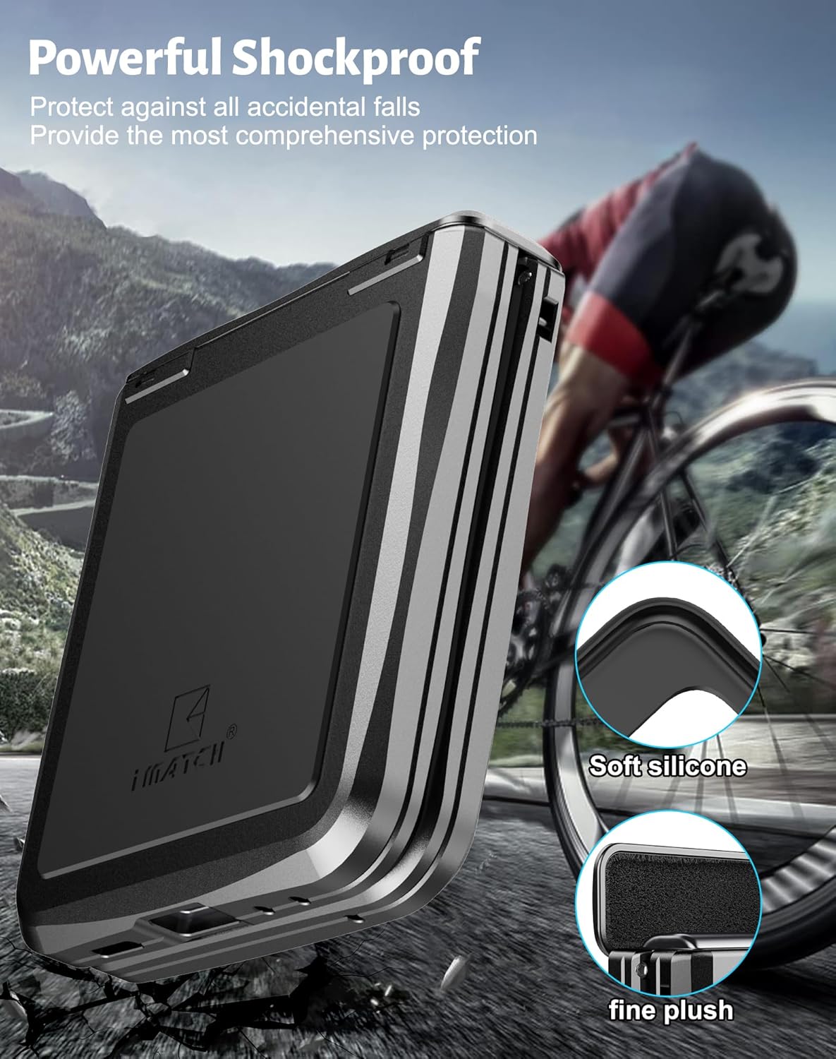 Samsung Galaxy Z Flip 6 Shockproof Case - Heavy Duty Aluminum Metal Protective Cover for Drop Protection | Perfect for Outdoor Activities, Travel & Daily Use