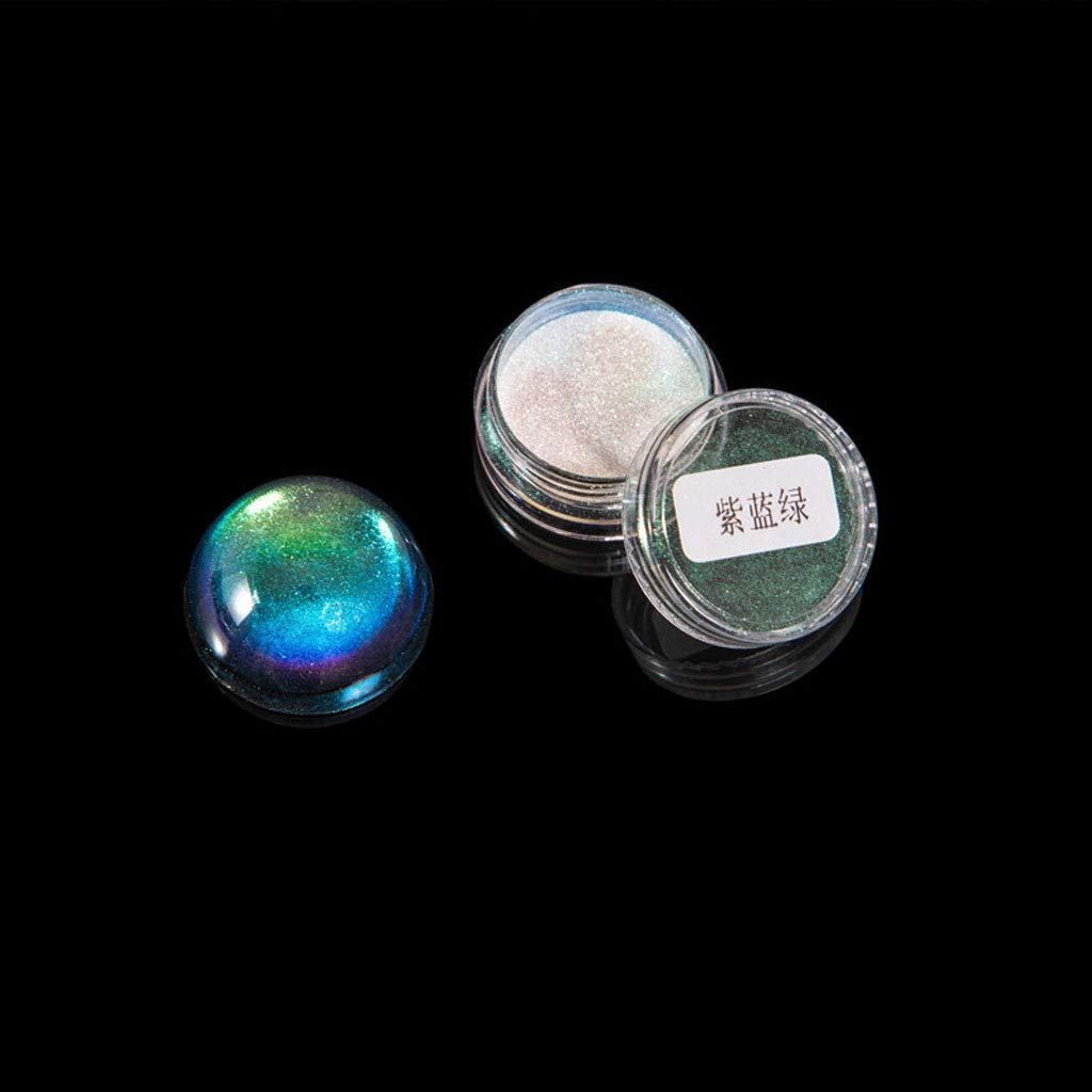5-Color Mica Powder for Epoxy Resin - Chameleon Rainbow Pigment | Safe for Nail Art, Lipstick & Cosmetics | DIY Crafts, Jewelry Making & Resin Art Projects