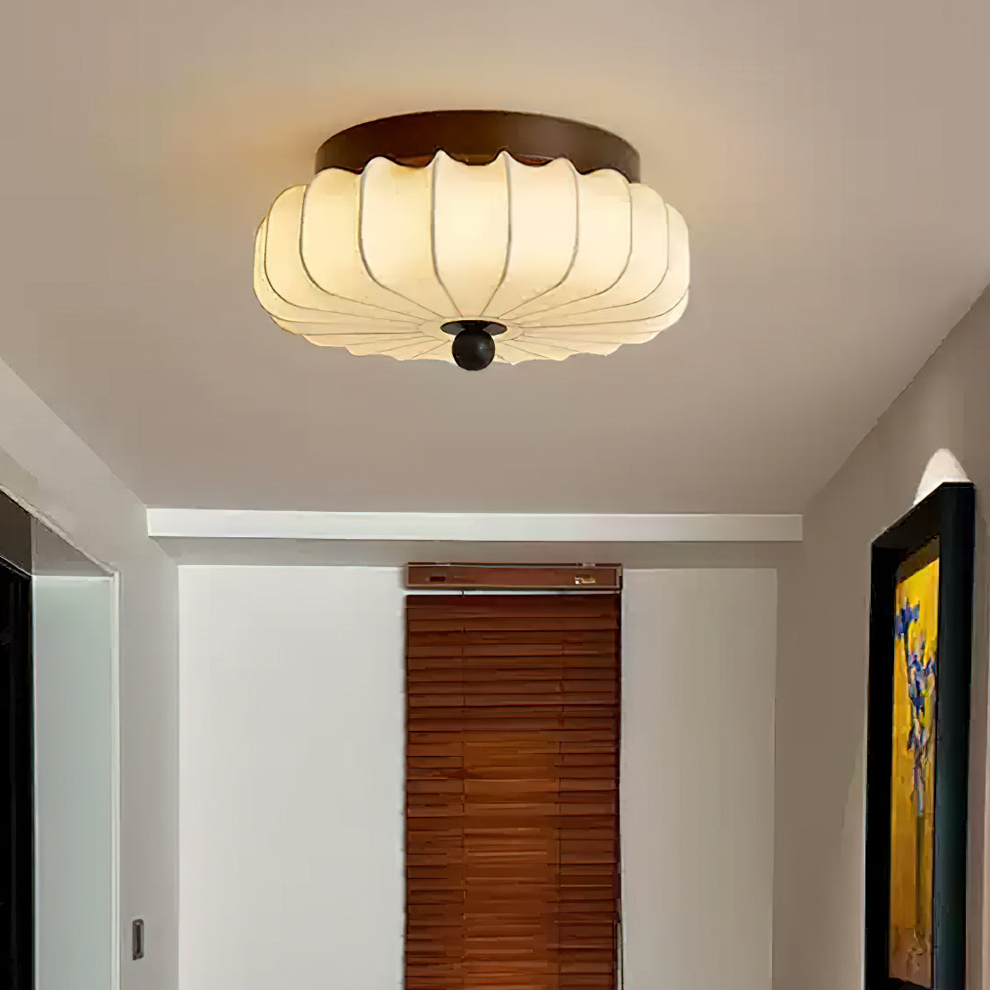 Kateo Modern Ceiling Light Fixture - Dimmable LED Flush Mount for Bedroom, Living Room, Kitchen & Hallway - Energy Efficient Lighting Solution for Home & Office