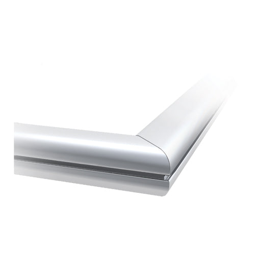 Apple iPad Floor Stand for Large 22x56 Posters - Adjustable Top Loading Slide-in Frame Display Holder - Perfect for Trade Shows, Retail Stores, and Exhibition Booths